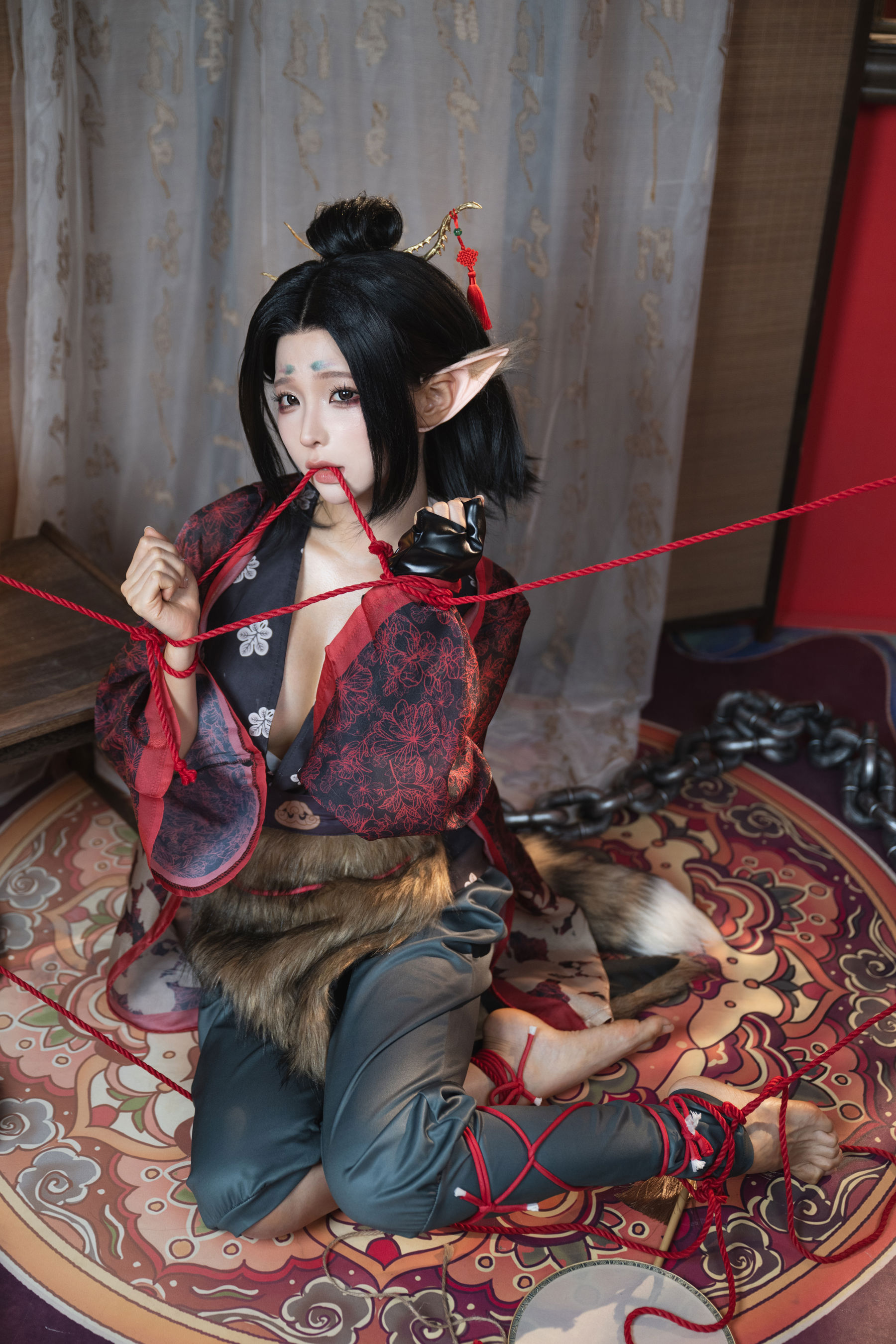 动漫博主蠢沫沫 - 黑神话 萍萍/(144P)