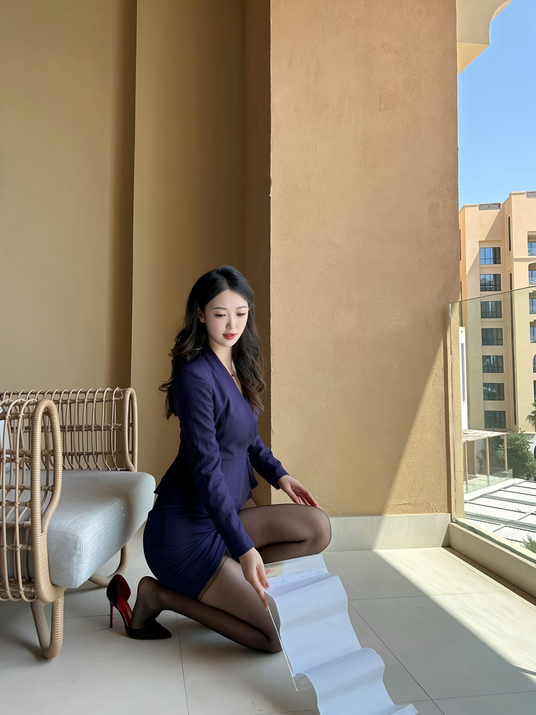 唐安琪 - 性感内衣套装/(87P)