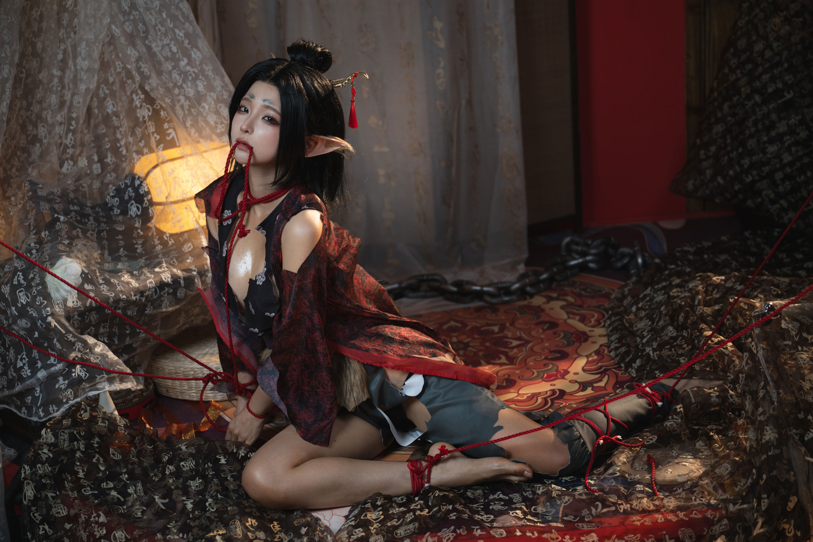 动漫博主蠢沫沫 - 黑神话 萍萍/(144P)