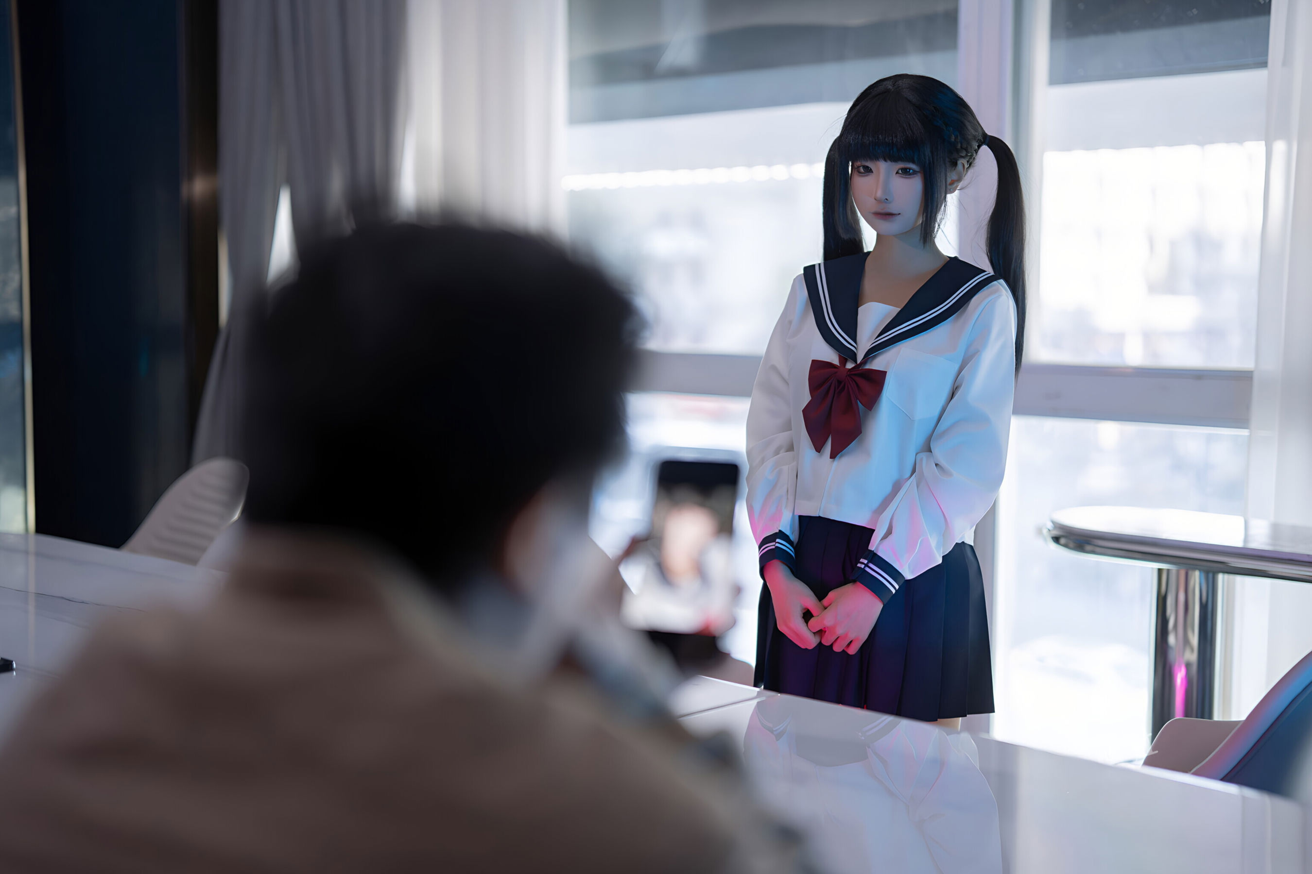 动漫博主蠢沫沫 - 学妹的兼职/(136P)