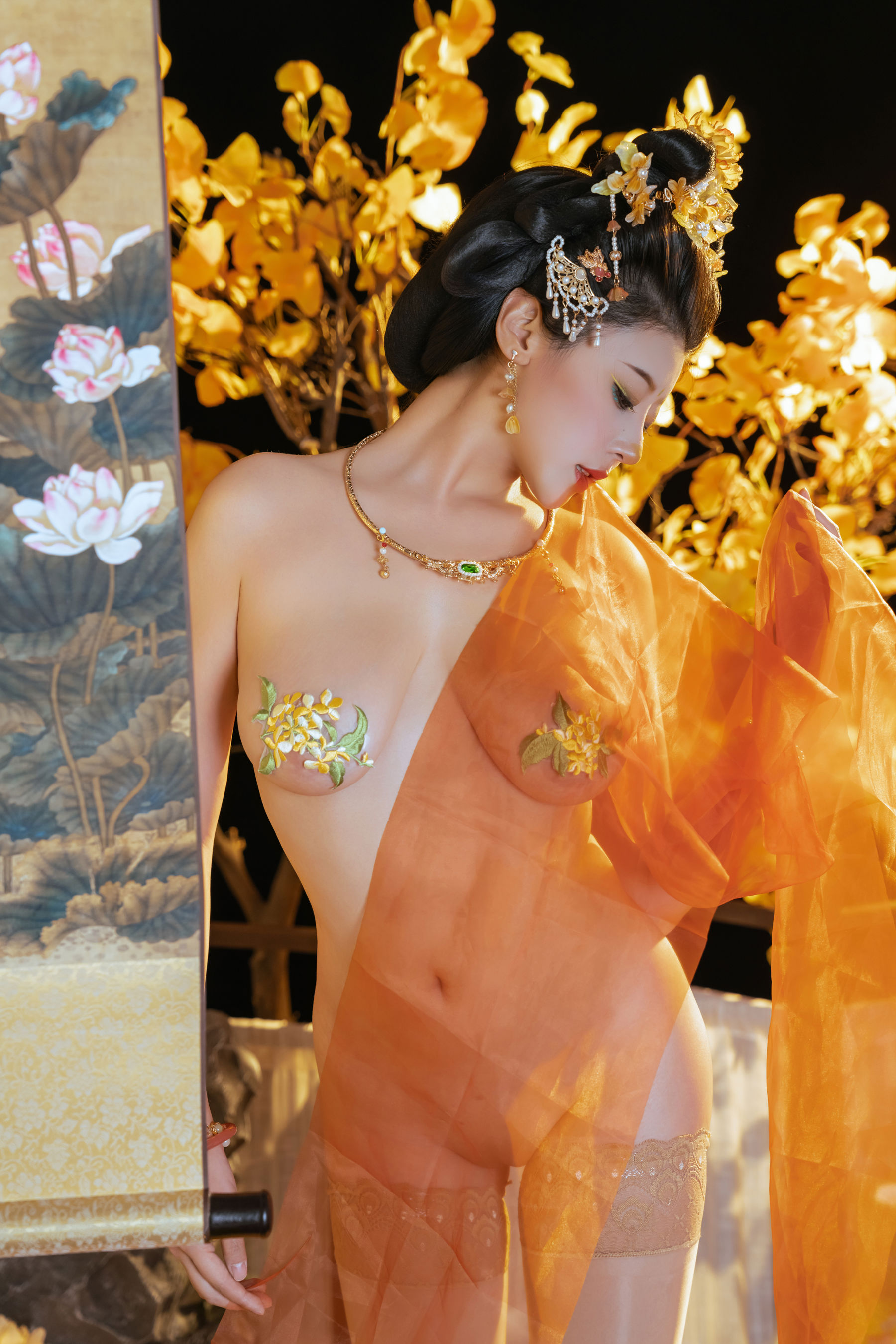 萌妹 奈汐酱nice - 金笺寄月/(90P)