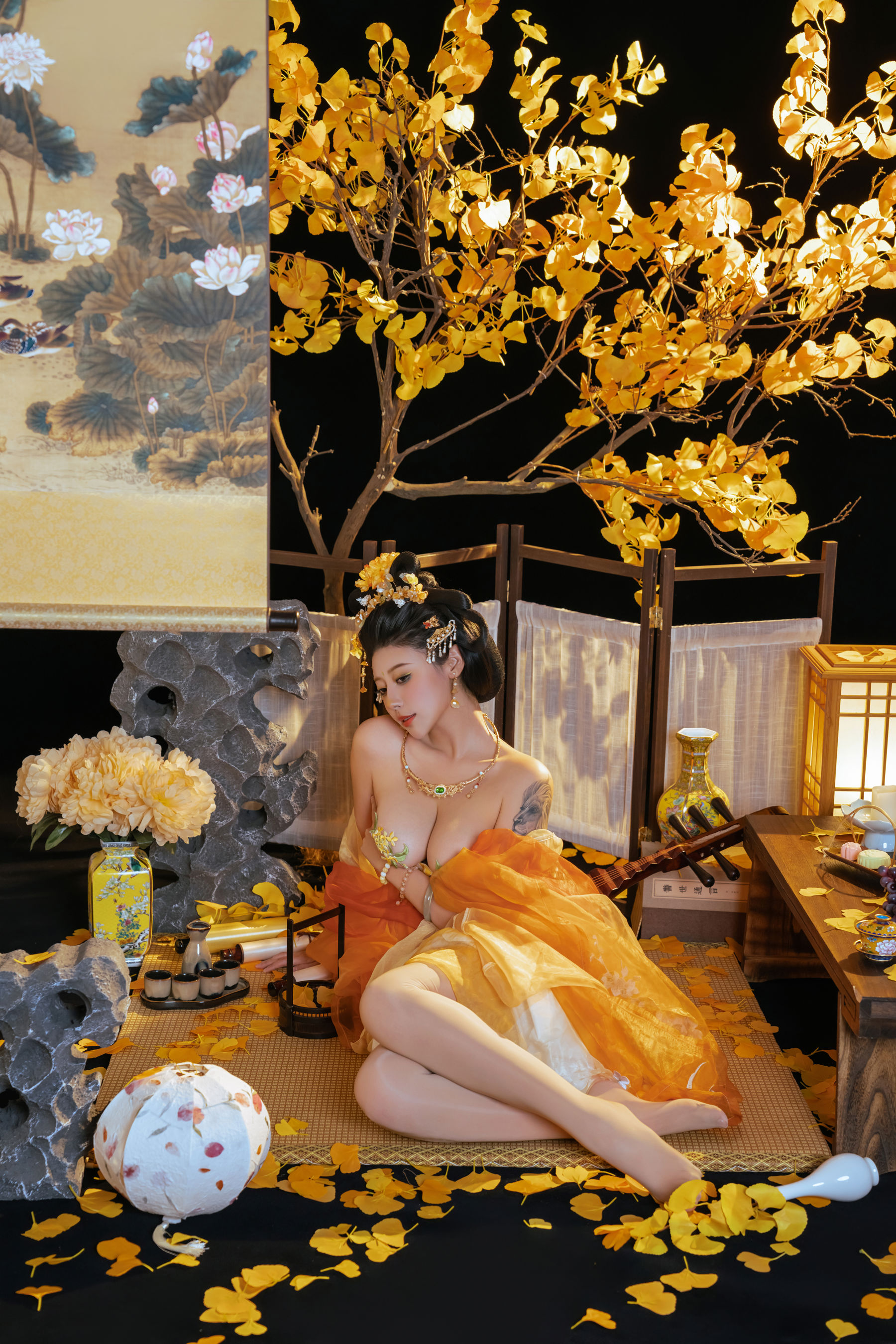 萌妹 奈汐酱nice - 金笺寄月/(90P)