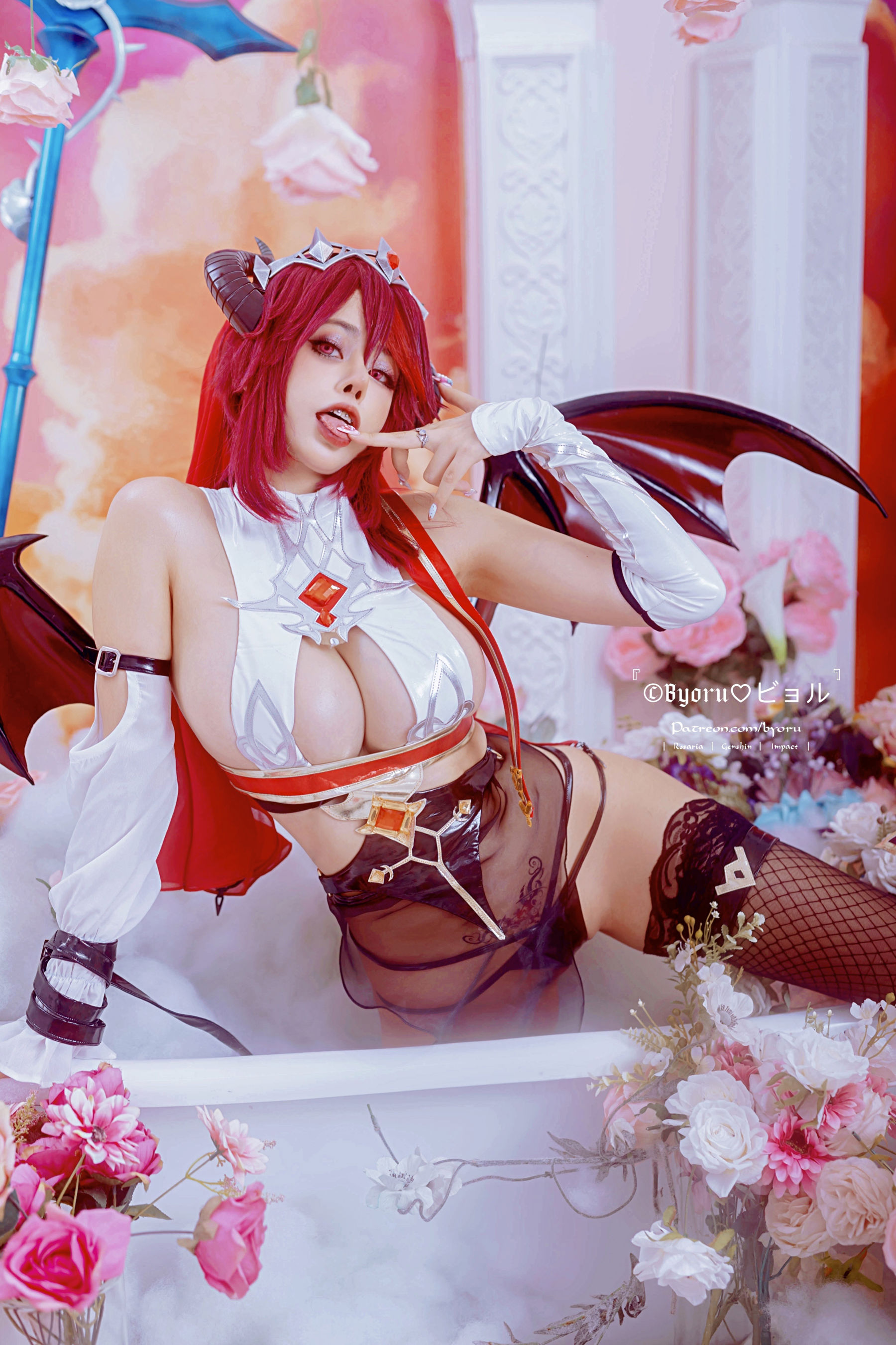 日本性感萝莉 Byoru - Rosaria Succubus Genshin Impact/(33P)