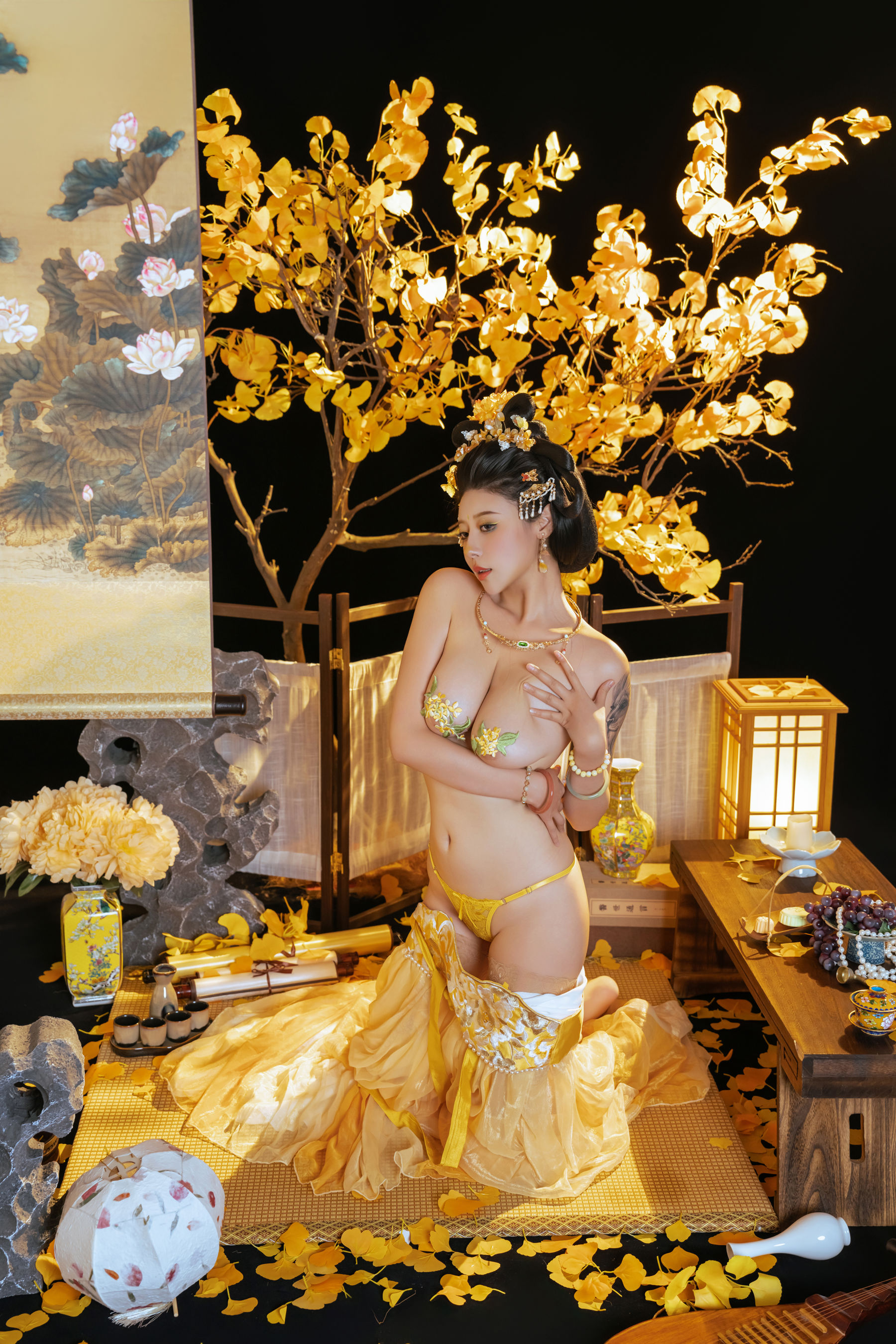 萌妹 奈汐酱nice - 金笺寄月/(90P)