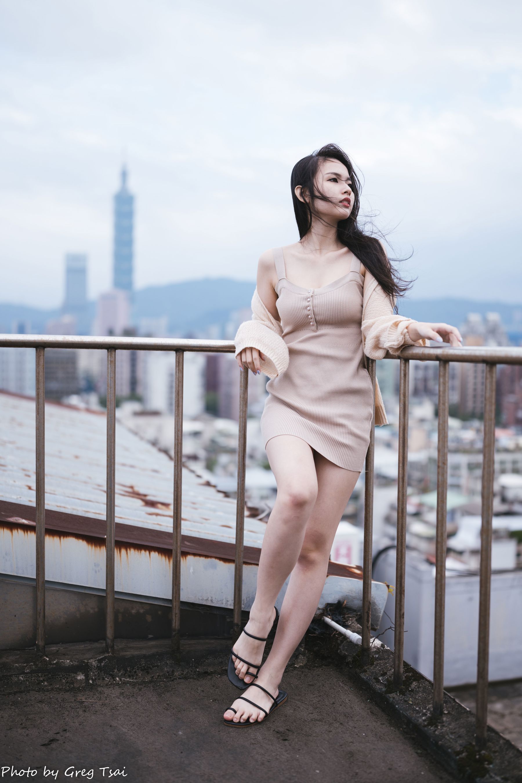 米浆 - 天台棚拍/(93P)