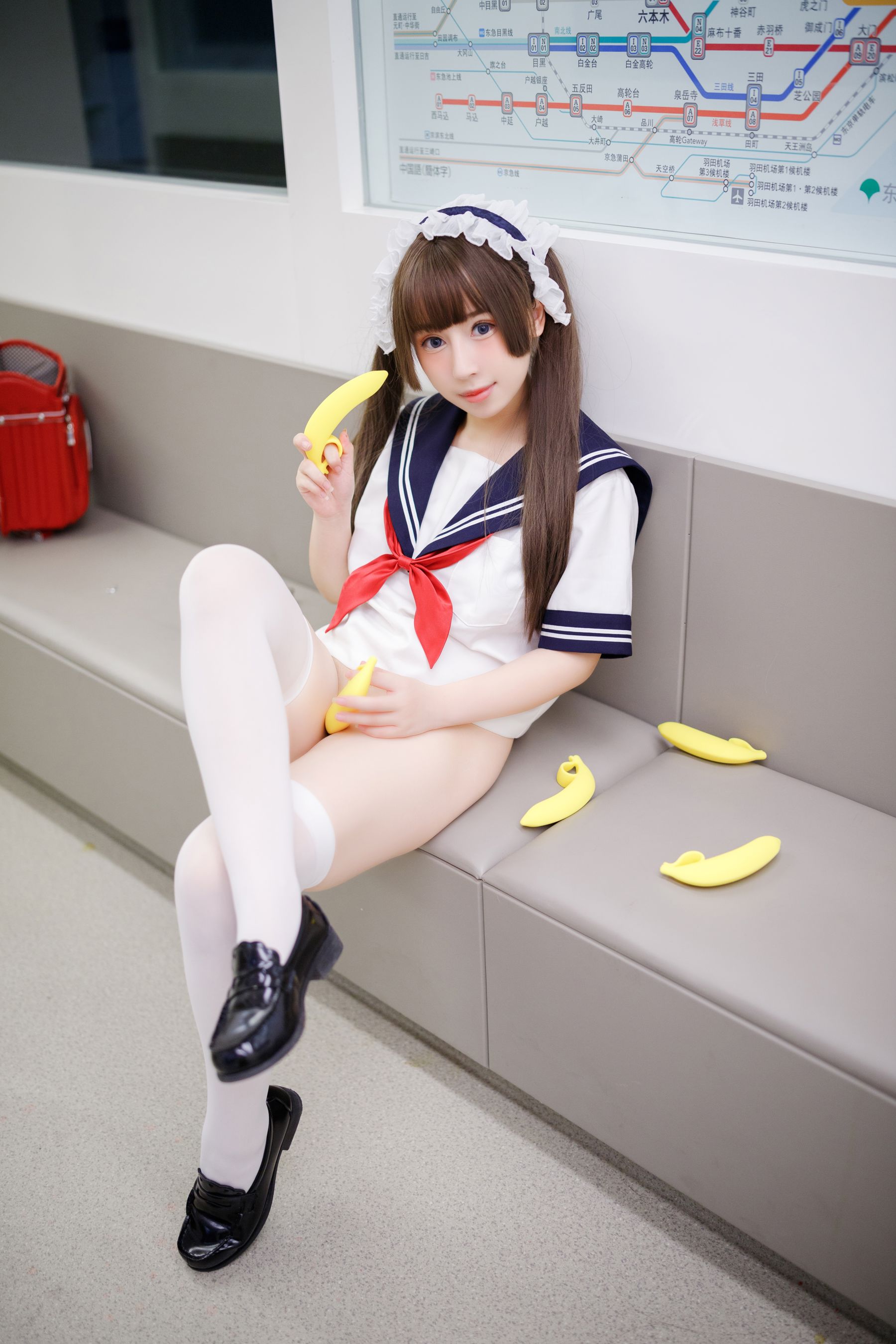 胡桃猫Kurumineko - 电车痴女/(151P)