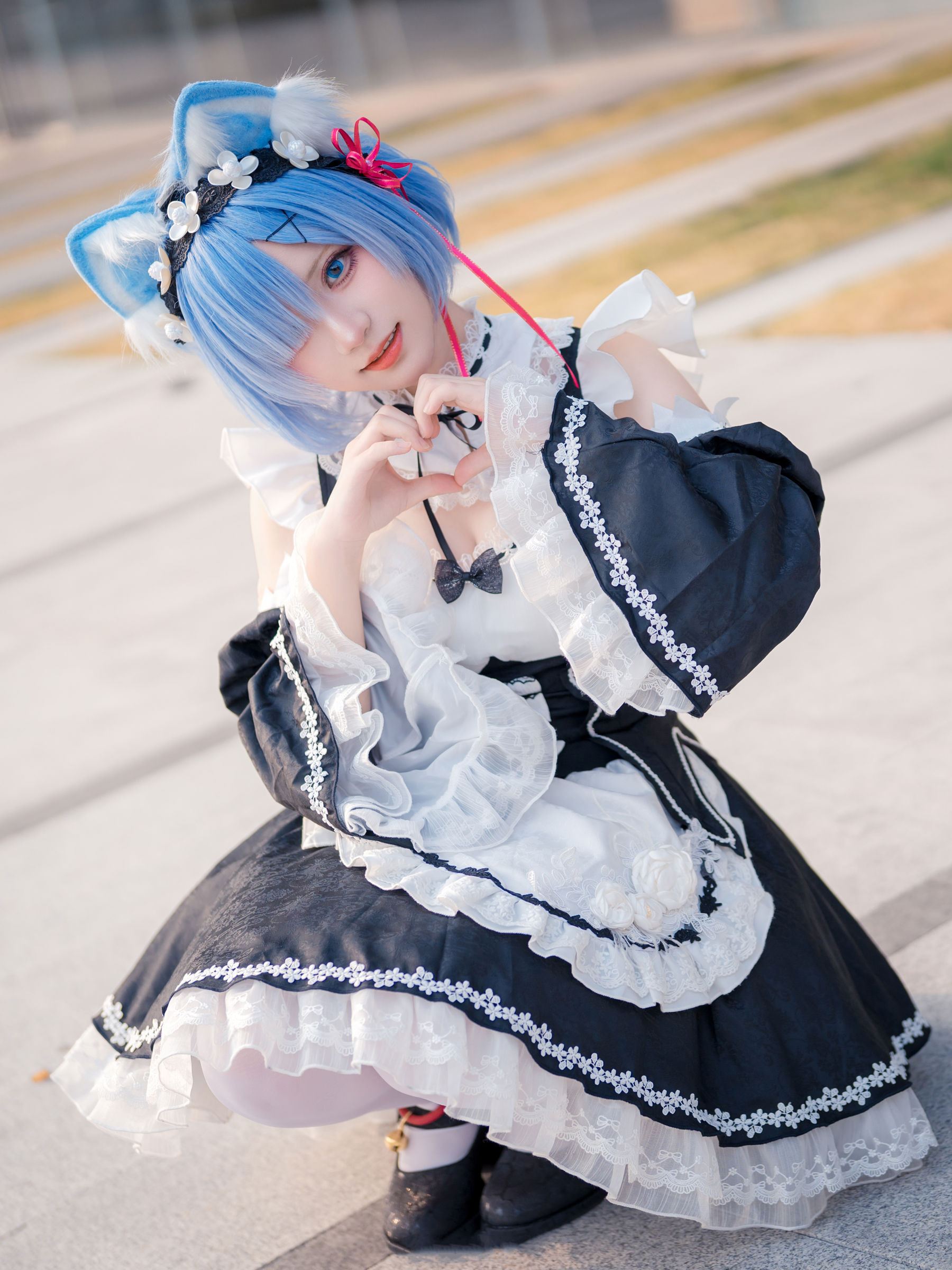 花柒Hana - 萤火虫动漫嘉年华 猫猫蕾姆/(107P)