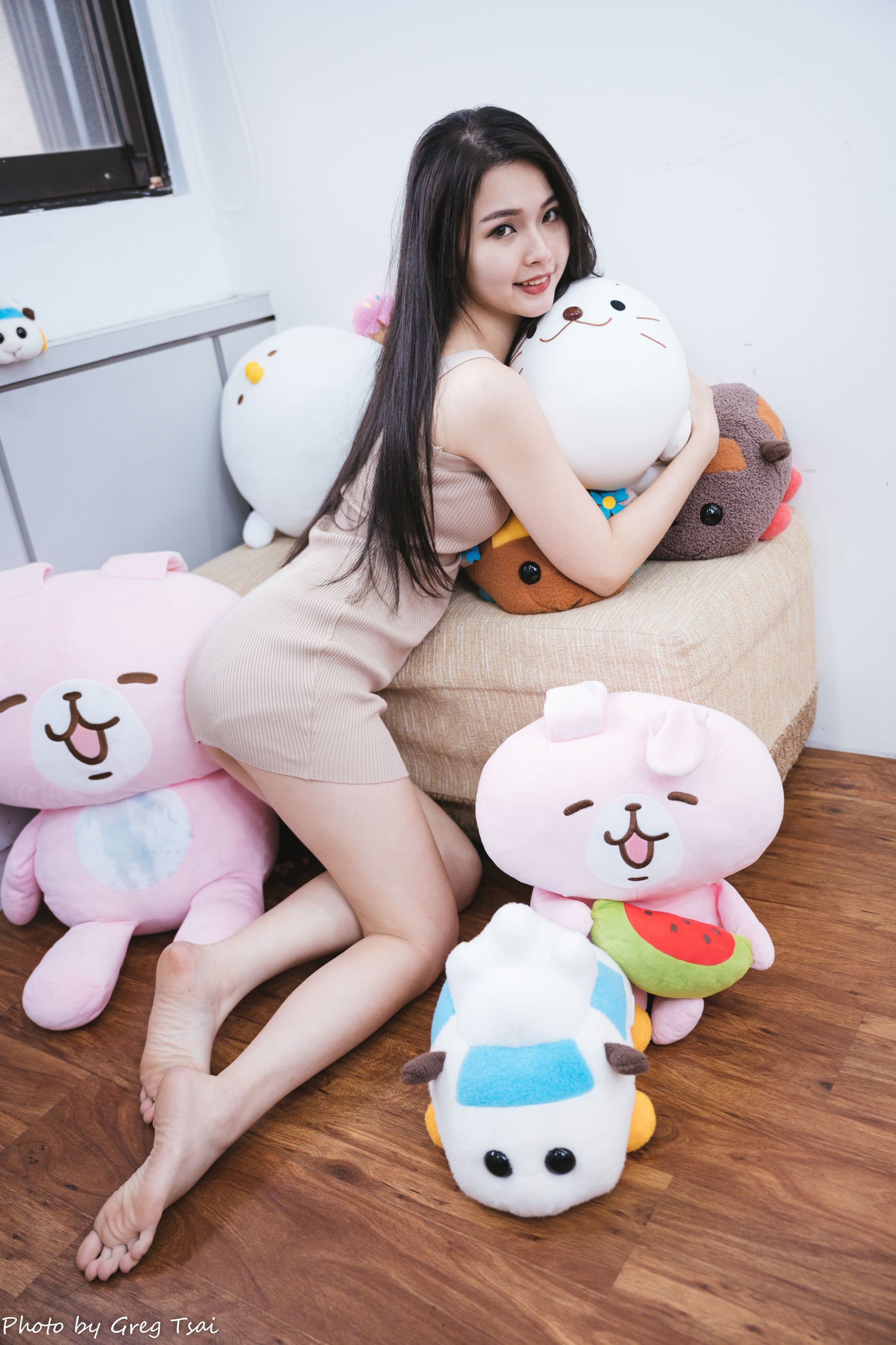 米浆 - 天台棚拍/(93P)