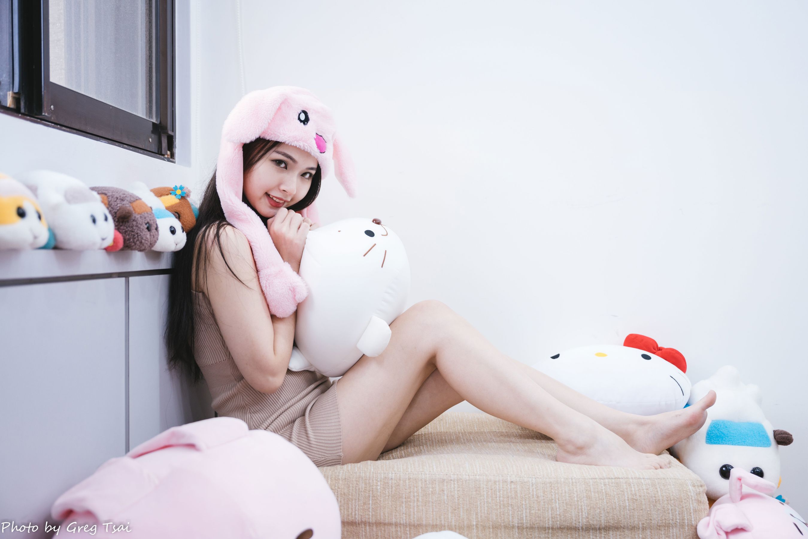 米浆 - 天台棚拍/(93P)