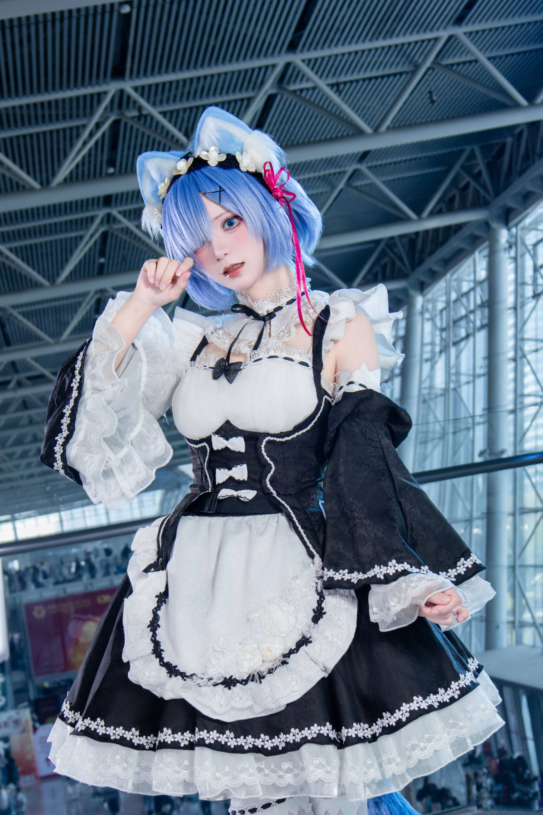 花柒Hana - 萤火虫动漫嘉年华 猫猫蕾姆/(107P)