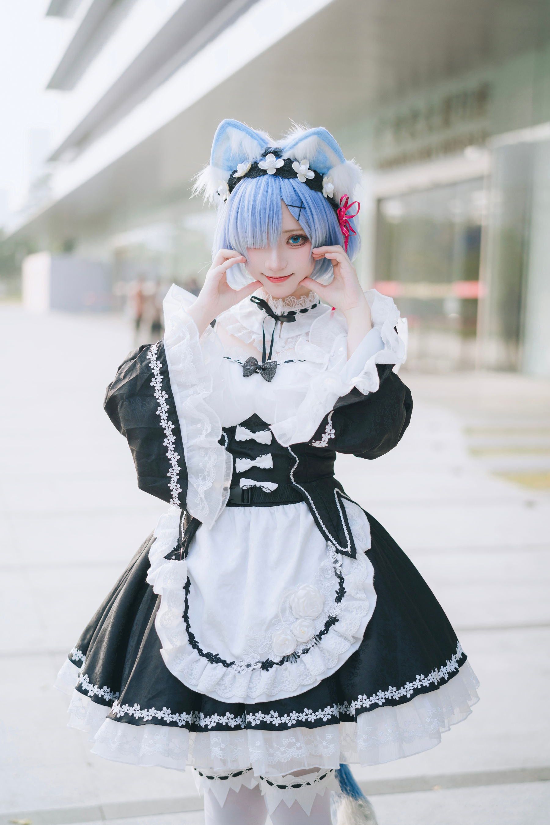 花柒Hana - 萤火虫动漫嘉年华 猫猫蕾姆/(107P)