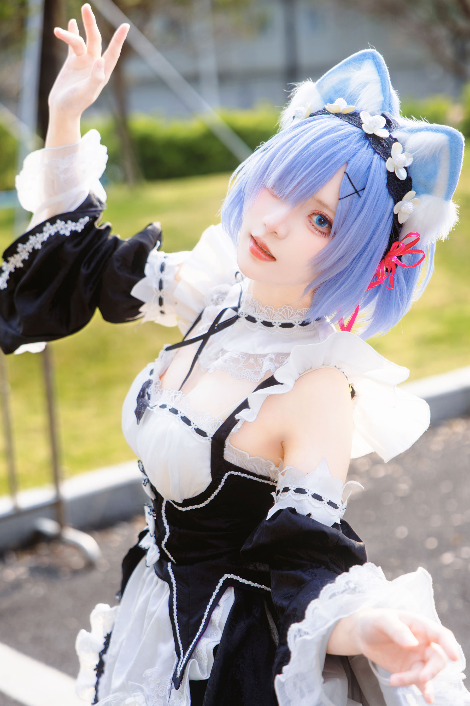 花柒Hana - 萤火虫动漫嘉年华 猫猫蕾姆/(107P)