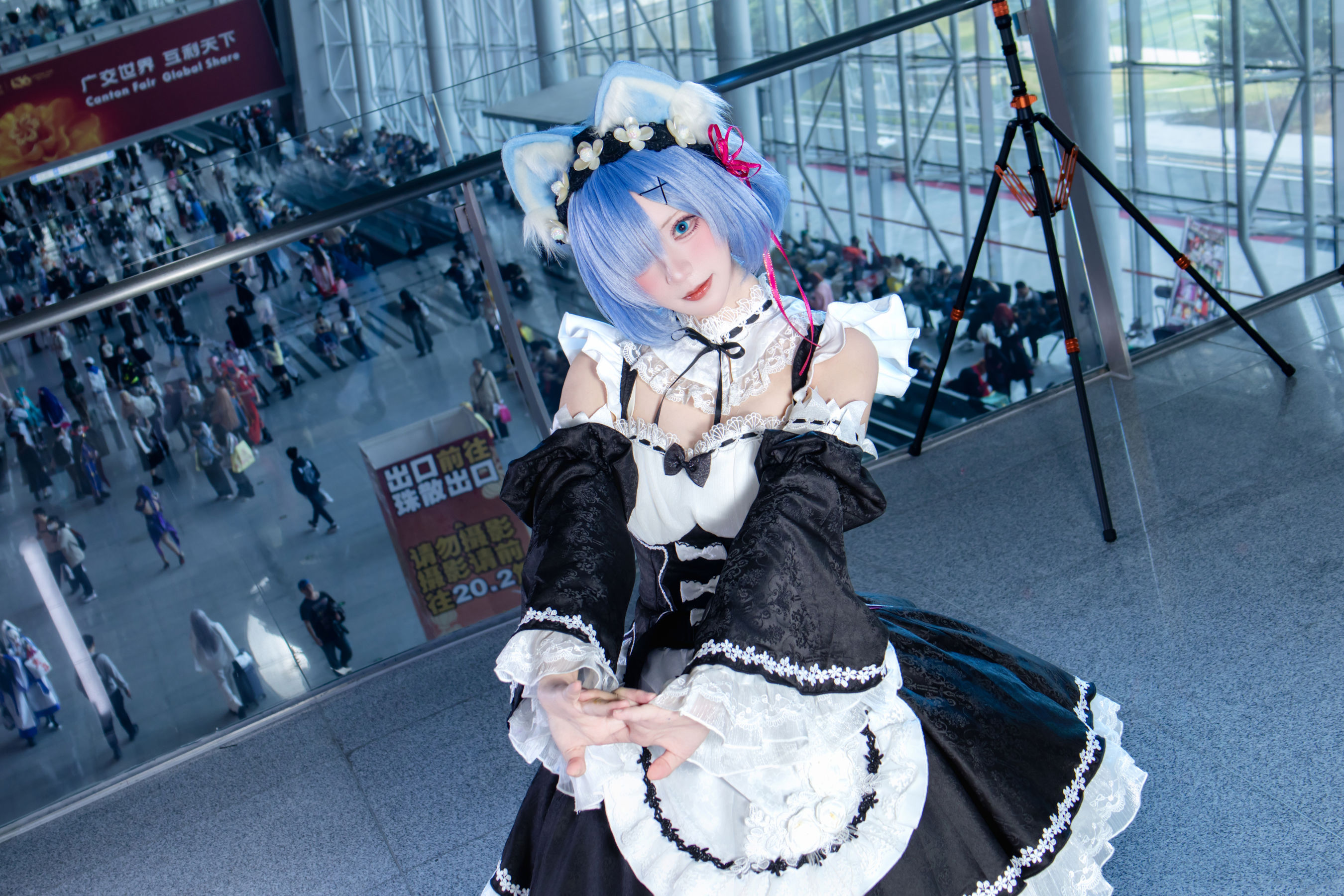 花柒Hana - 萤火虫动漫嘉年华 猫猫蕾姆/(107P)