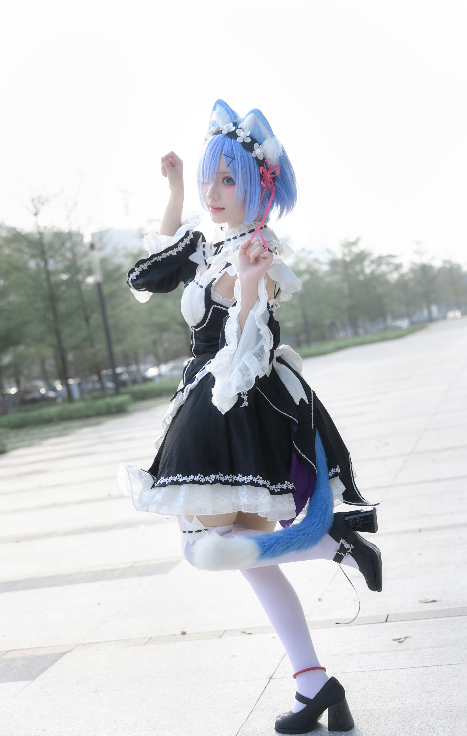 花柒Hana - 萤火虫动漫嘉年华 猫猫蕾姆/(107P)