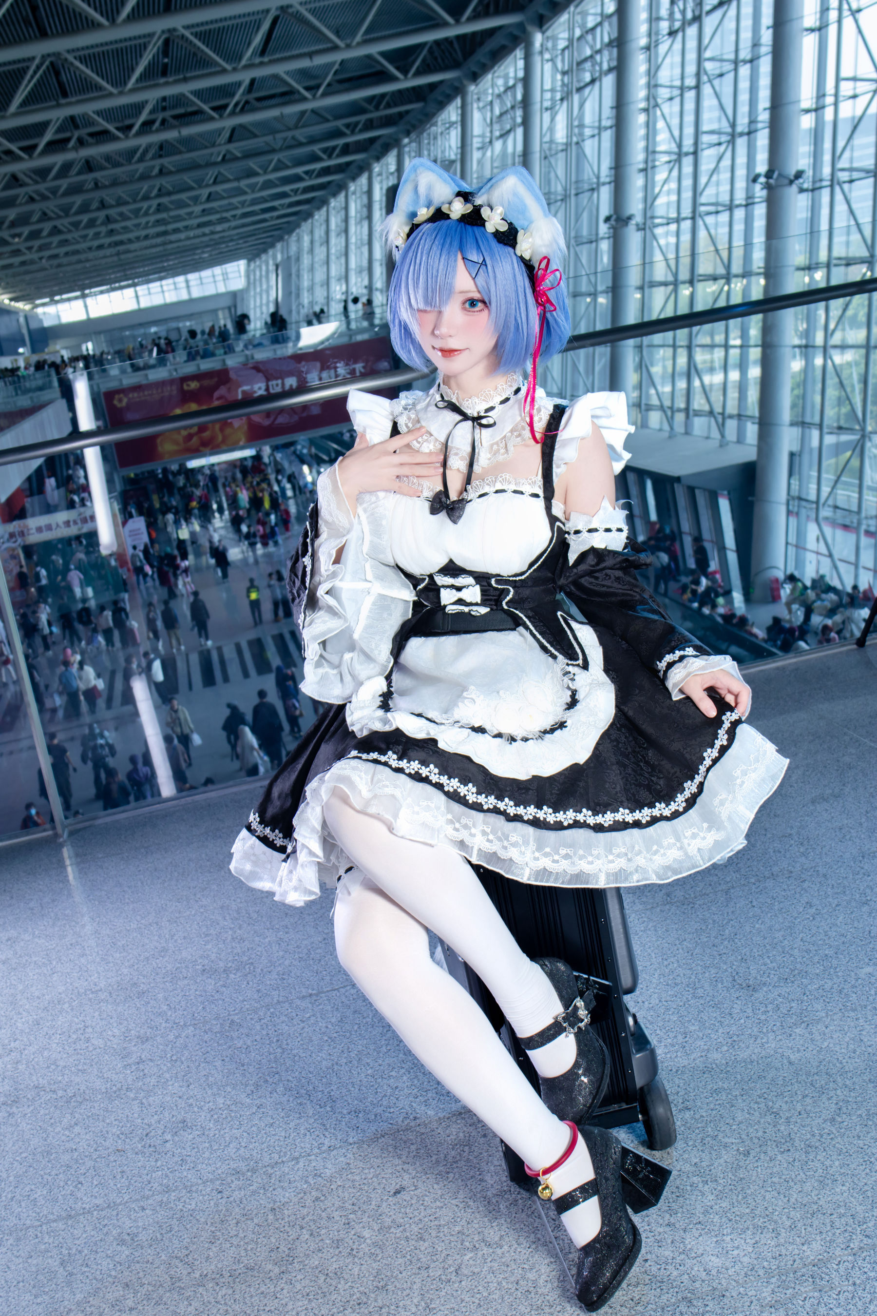 花柒Hana - 萤火虫动漫嘉年华 猫猫蕾姆/(107P)