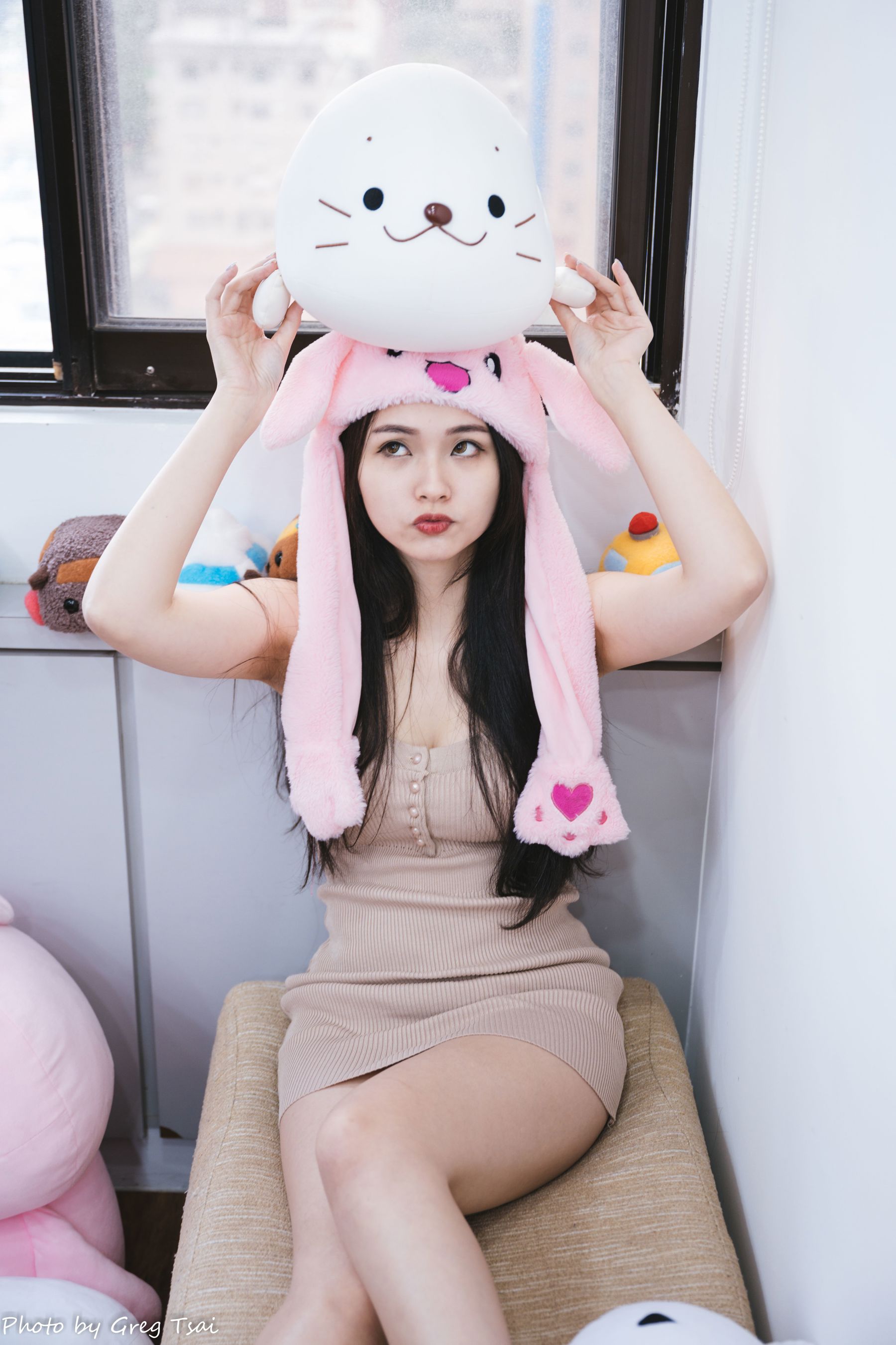 米浆 - 天台棚拍/(93P)