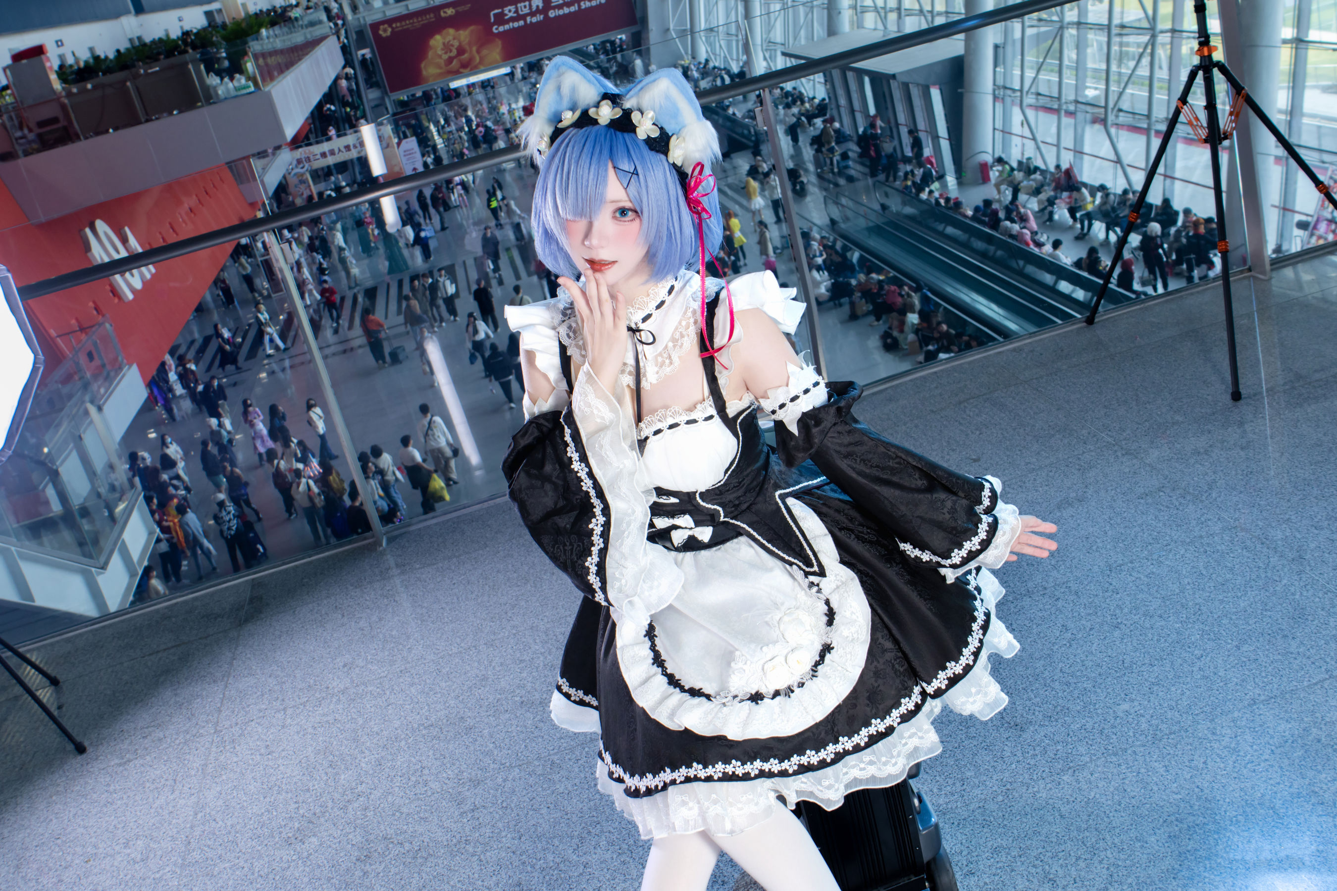 花柒Hana - 萤火虫动漫嘉年华 猫猫蕾姆/(107P)