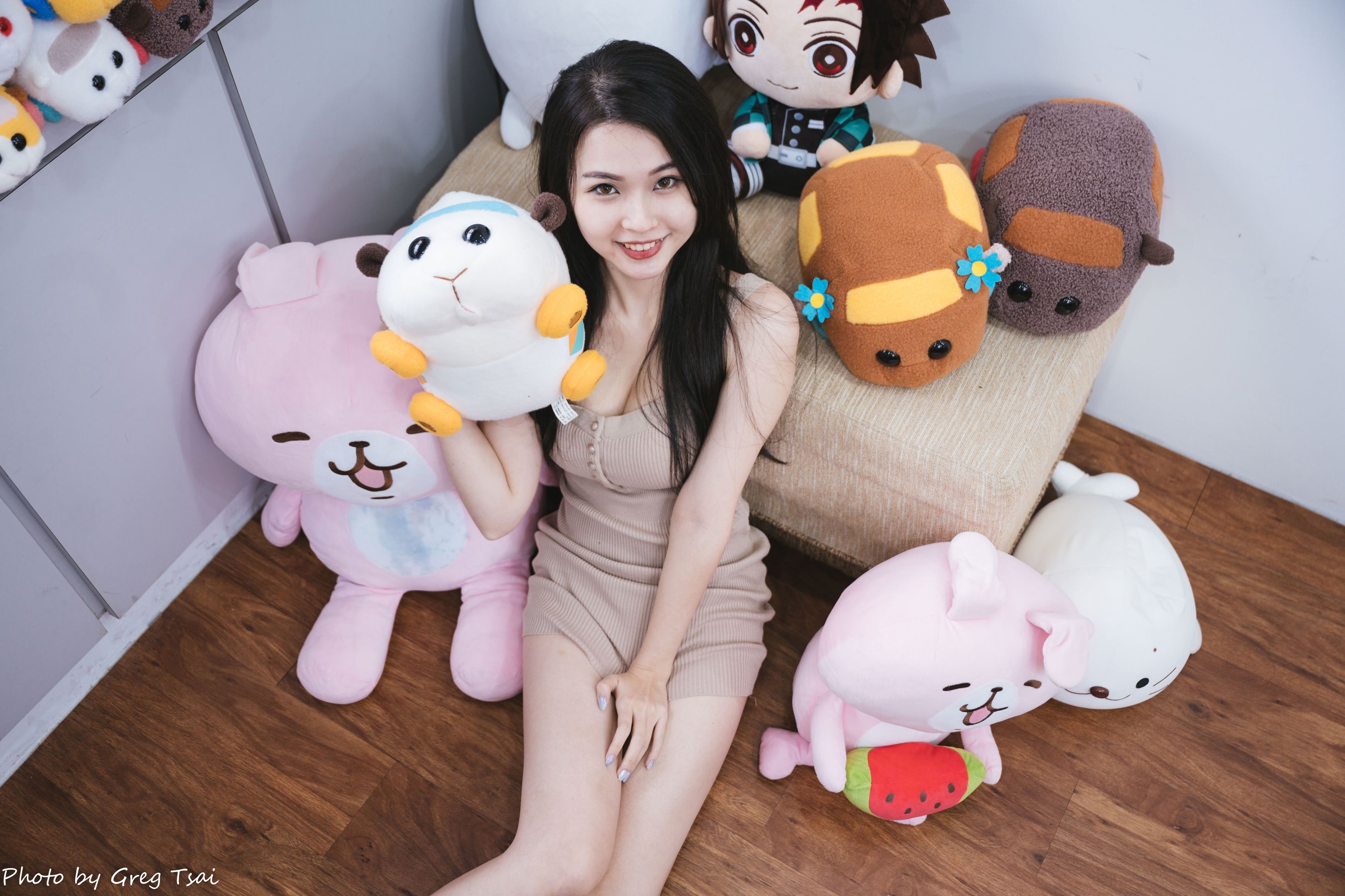 米浆 - 天台棚拍/(93P)