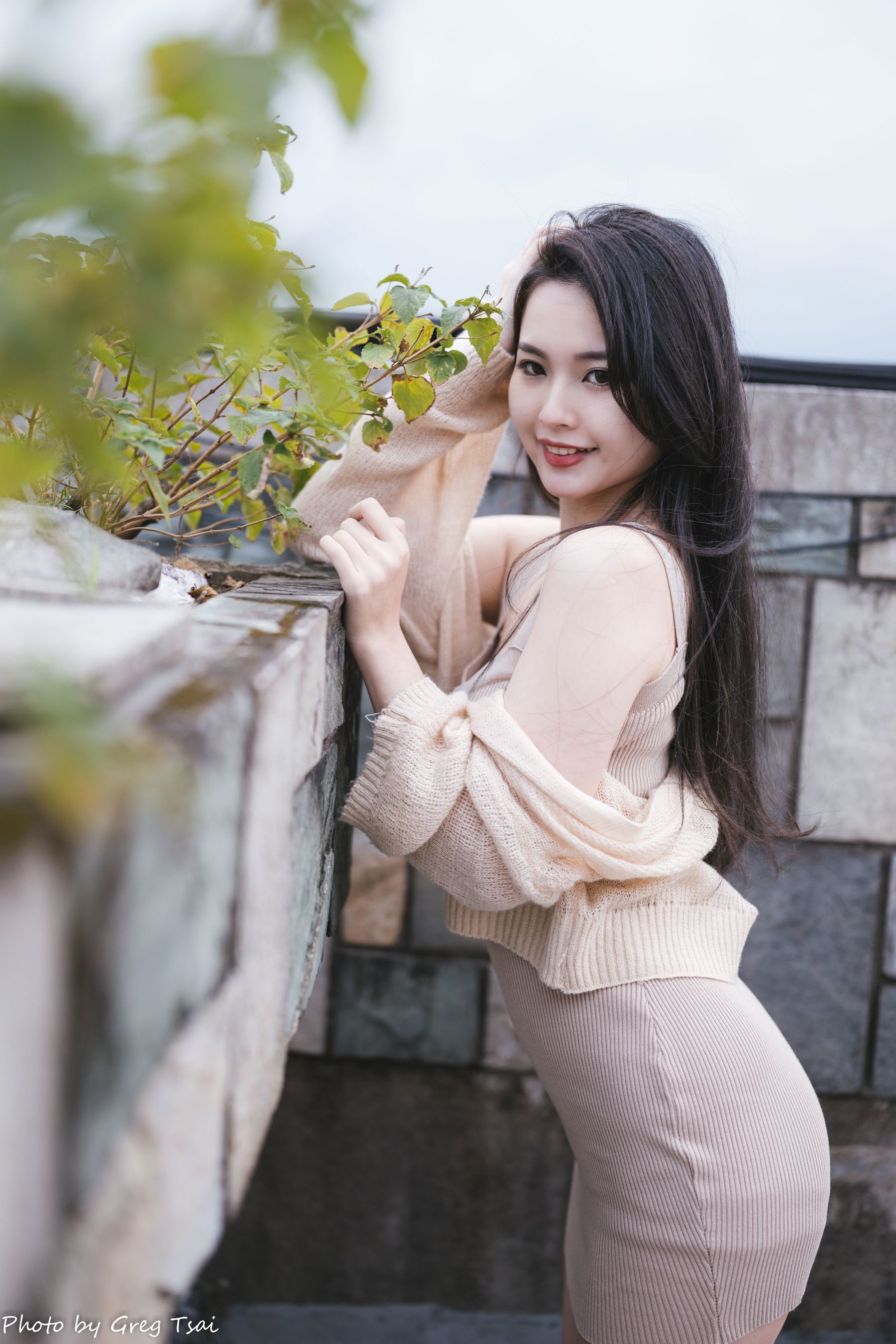 米浆 - 天台棚拍/(93P)