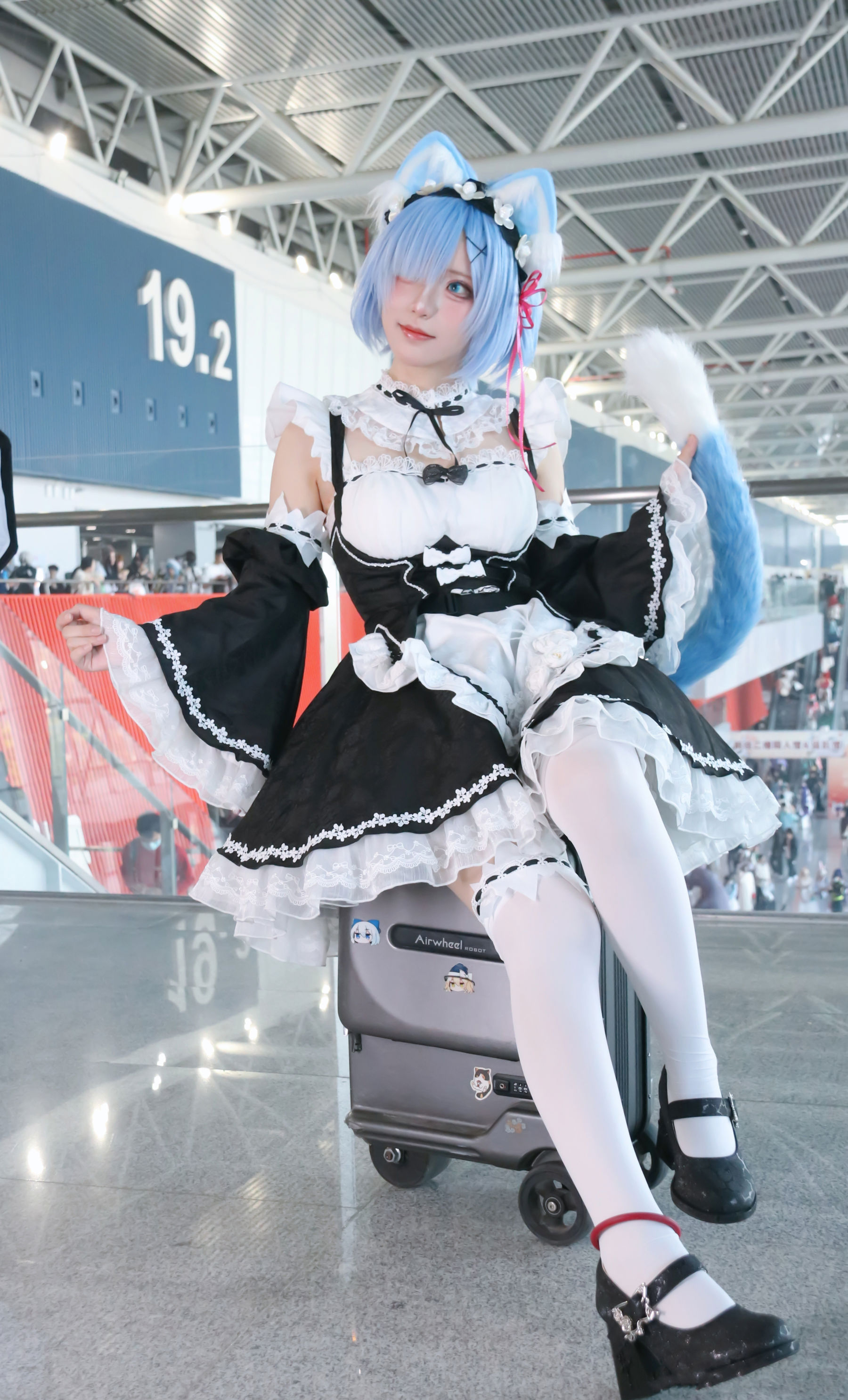 花柒Hana - 萤火虫动漫嘉年华 猫猫蕾姆/(107P)