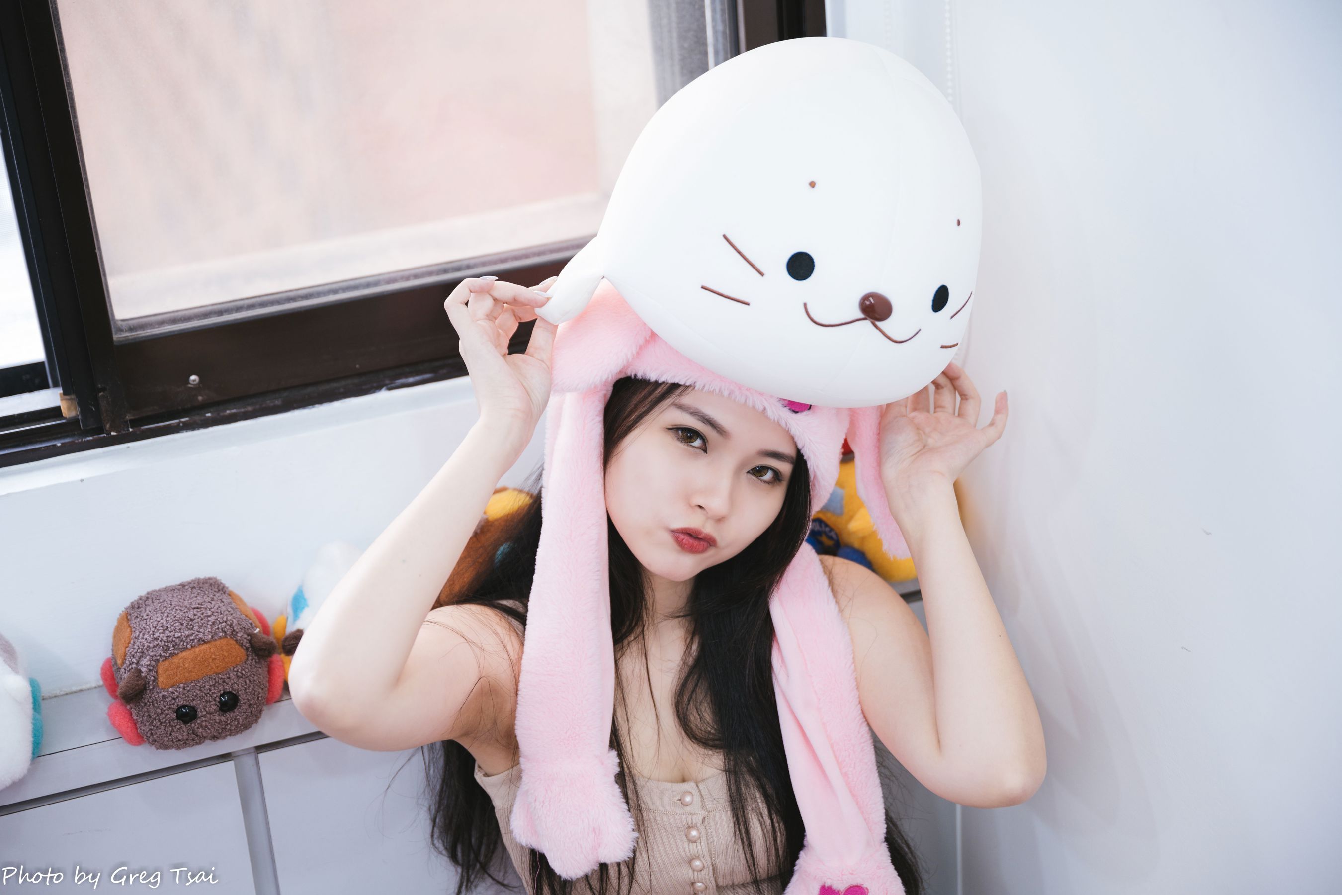 米浆 - 天台棚拍/(93P)