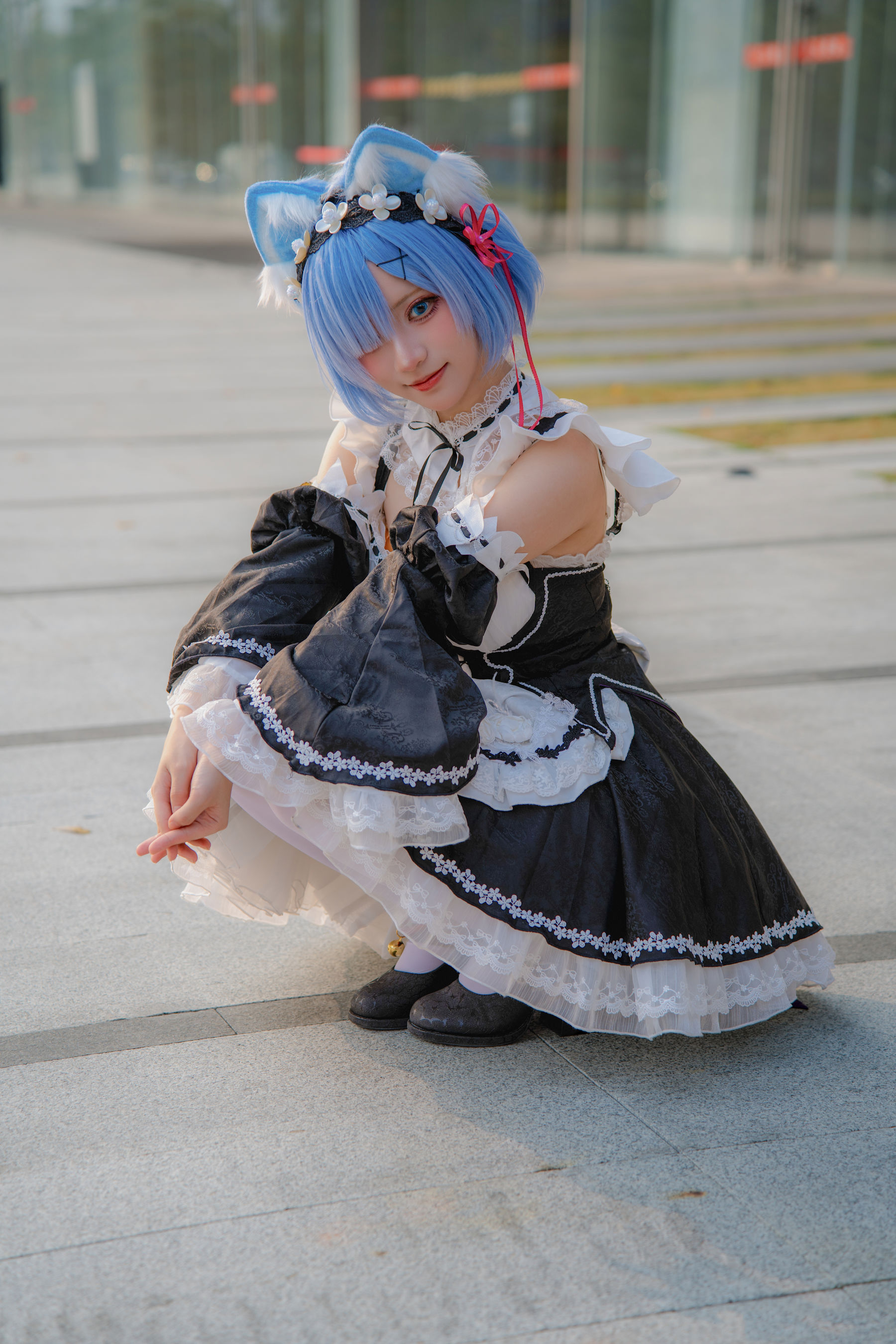 花柒Hana - 萤火虫动漫嘉年华 猫猫蕾姆/(107P)