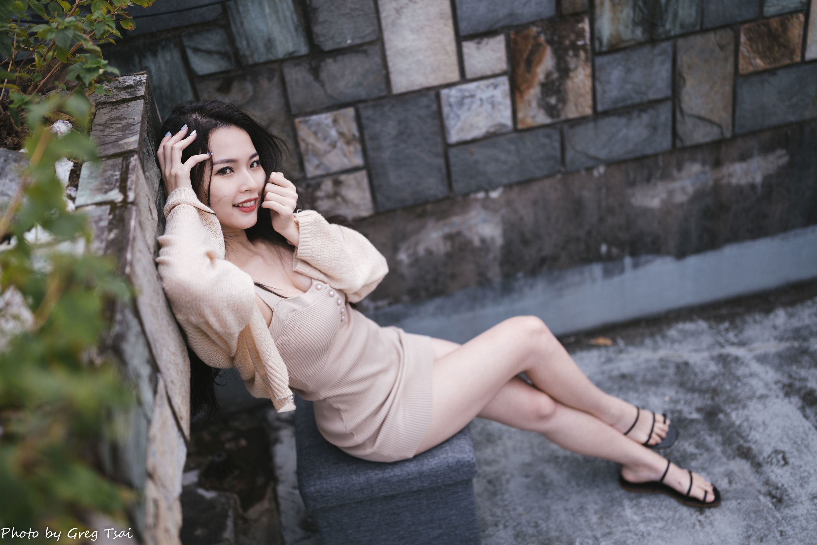 米浆 - 天台棚拍/(93P)