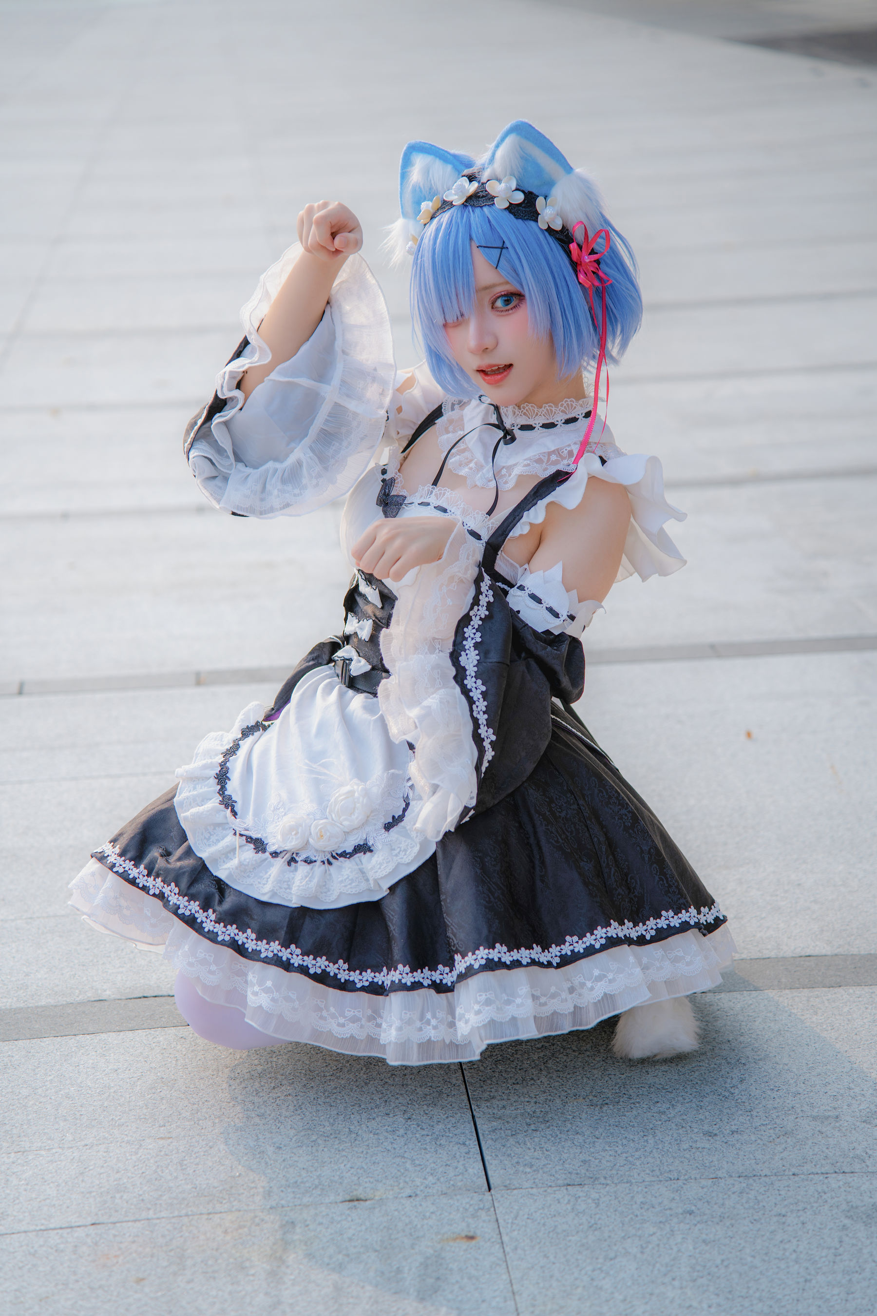 花柒Hana - 萤火虫动漫嘉年华 猫猫蕾姆/(107P)