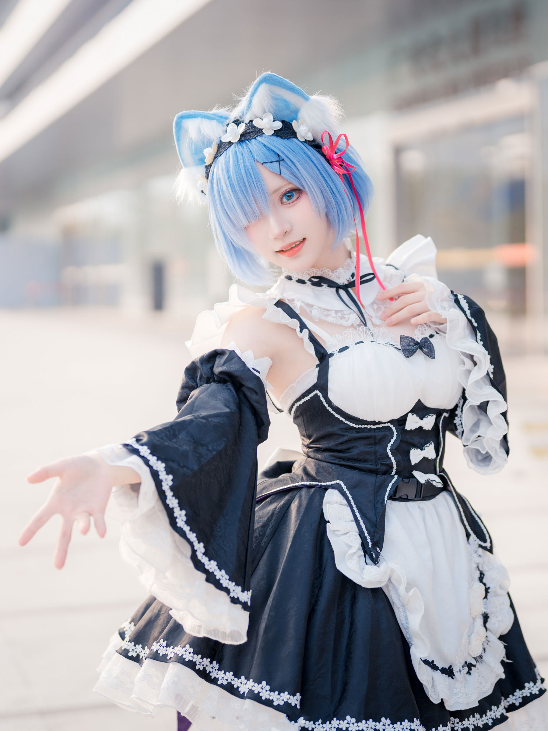 花柒Hana - 萤火虫动漫嘉年华 猫猫蕾姆/(107P)