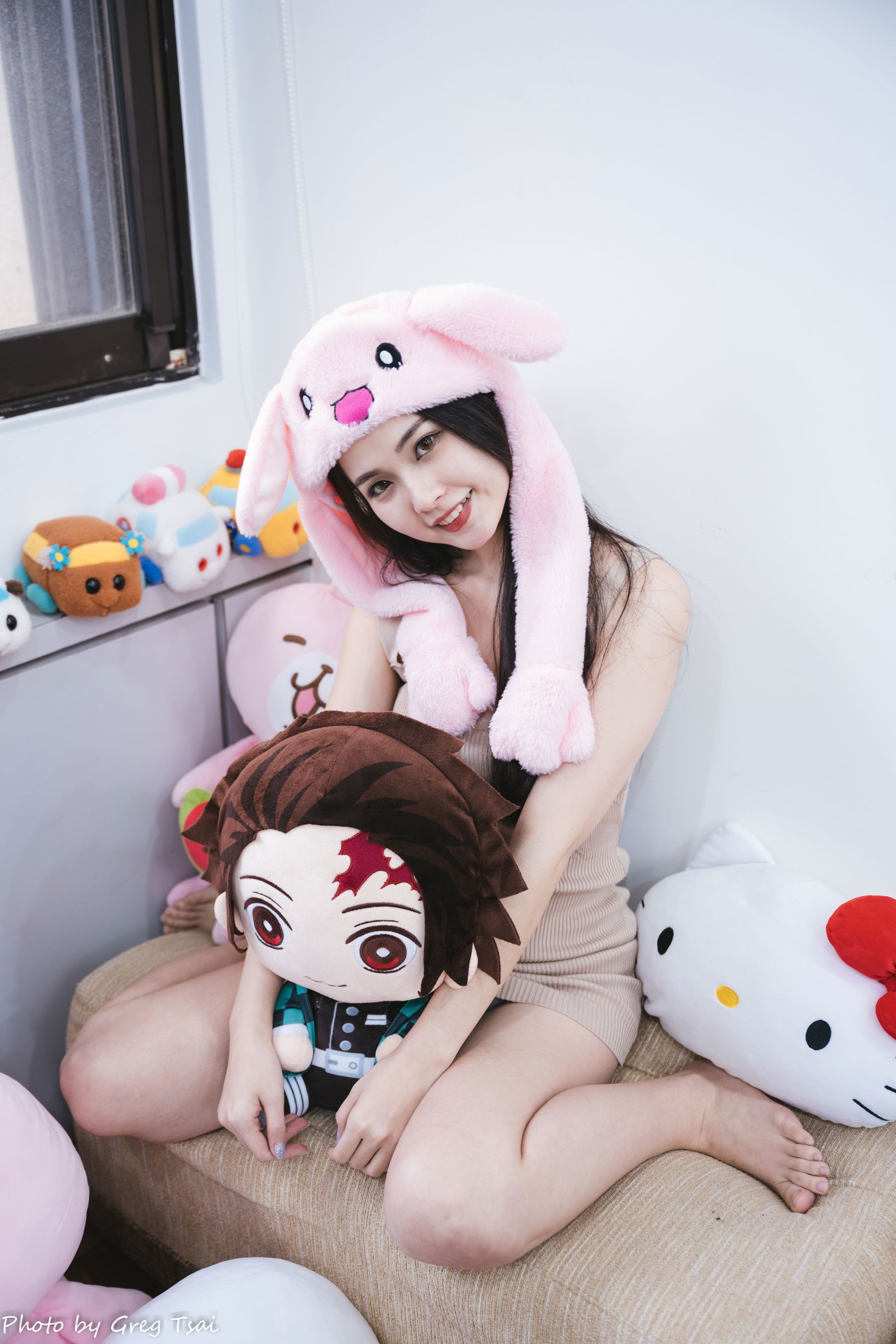 米浆 - 天台棚拍/(93P)