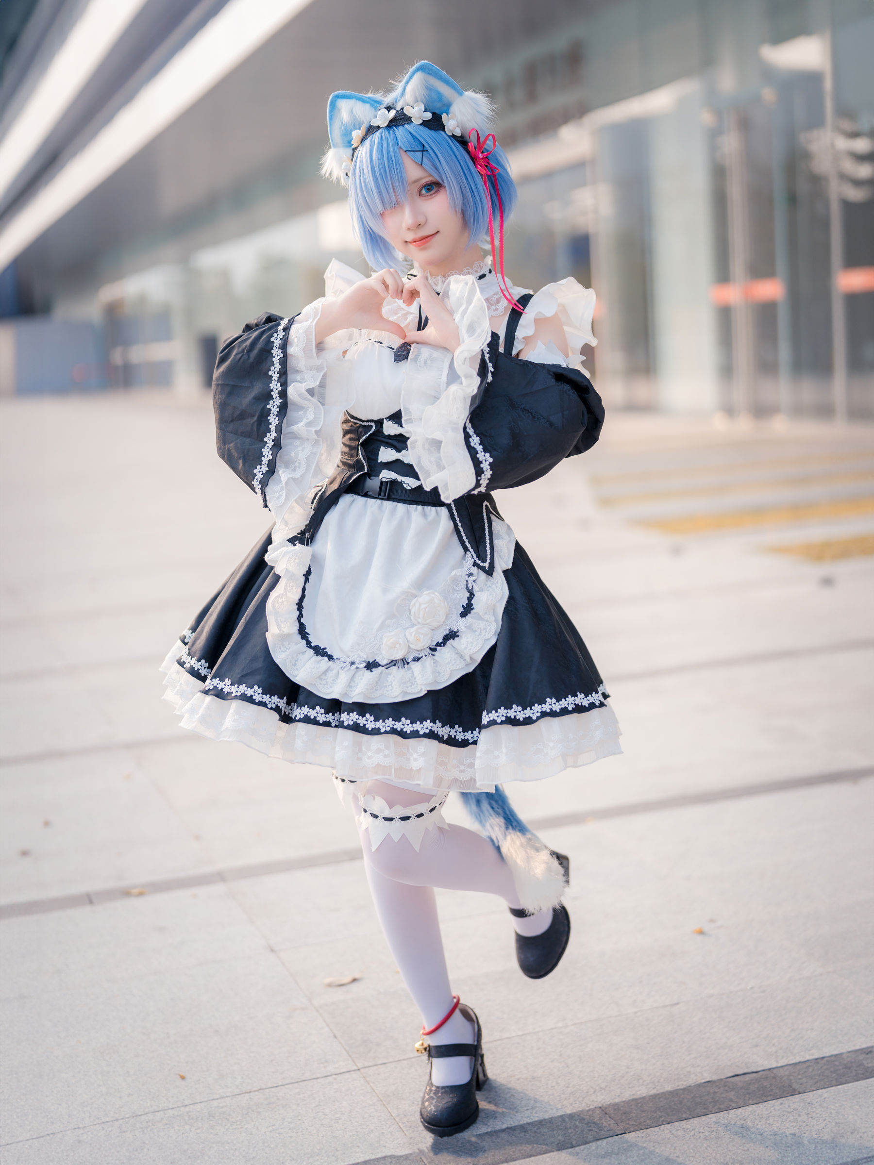 花柒Hana - 萤火虫动漫嘉年华 猫猫蕾姆/(107P)