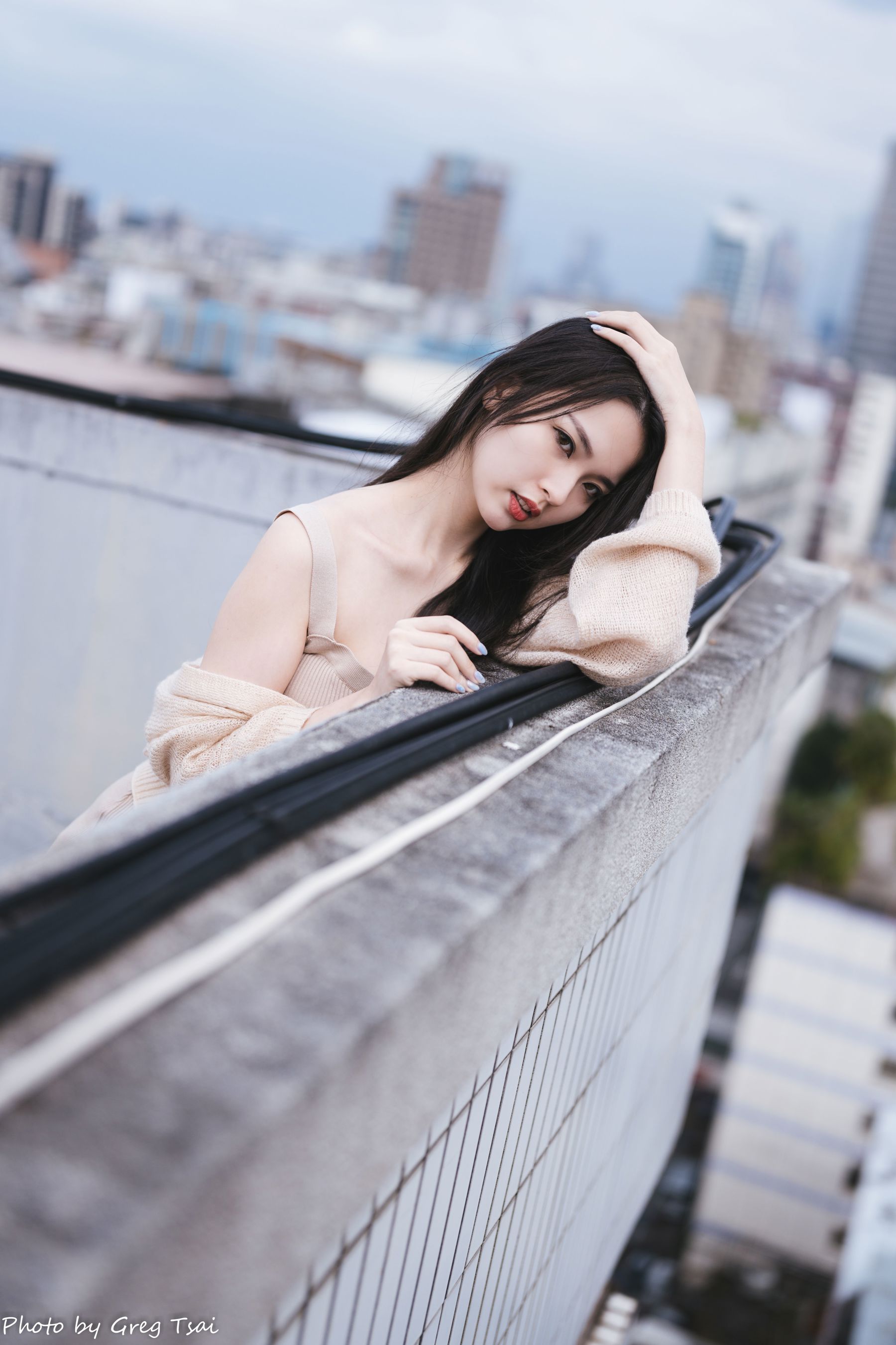 米浆 - 天台棚拍/(93P)