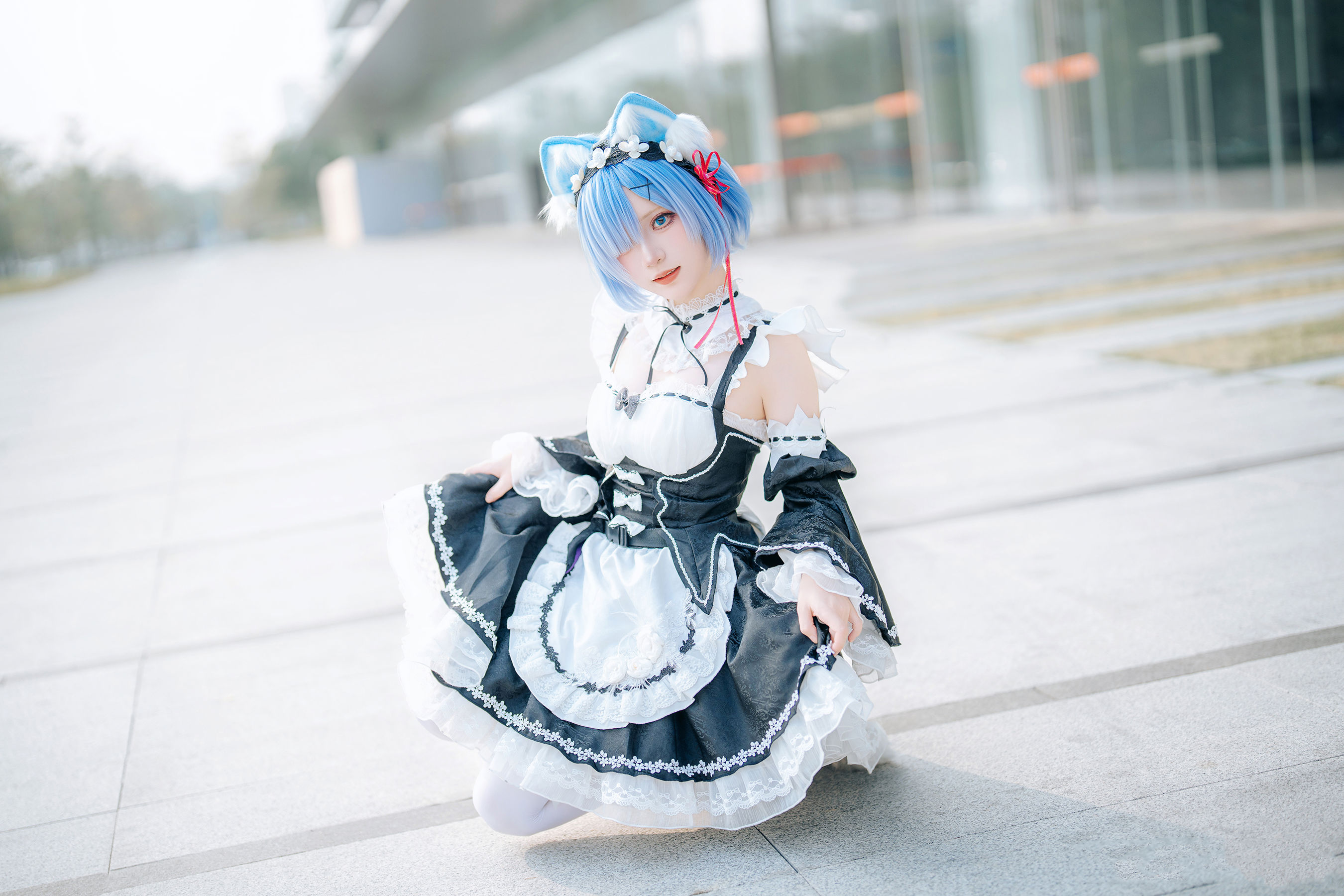 花柒Hana - 萤火虫动漫嘉年华 猫猫蕾姆/(107P)