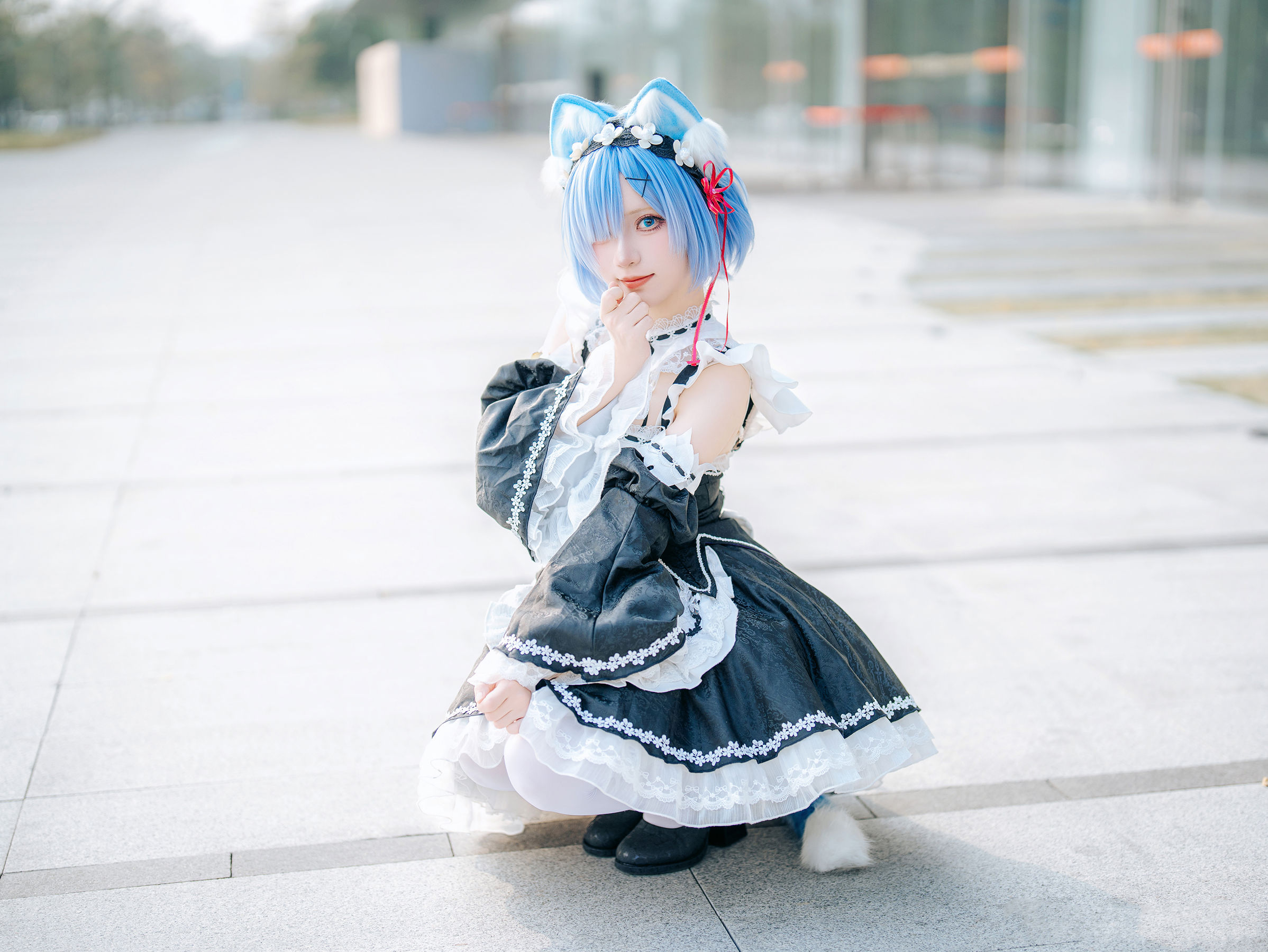 花柒Hana - 萤火虫动漫嘉年华 猫猫蕾姆/(107P)