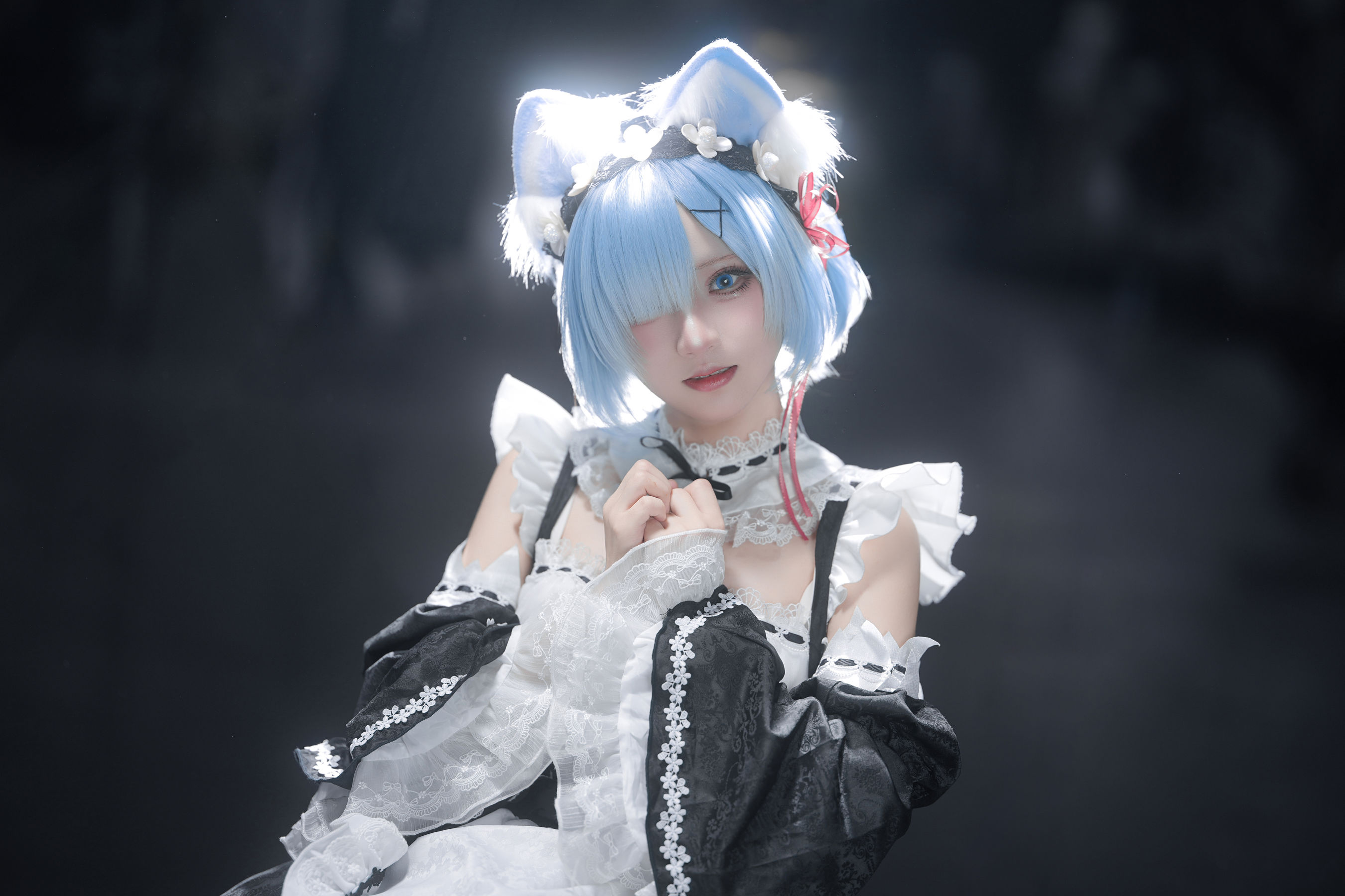 花柒Hana - 萤火虫动漫嘉年华 猫猫蕾姆/(107P)