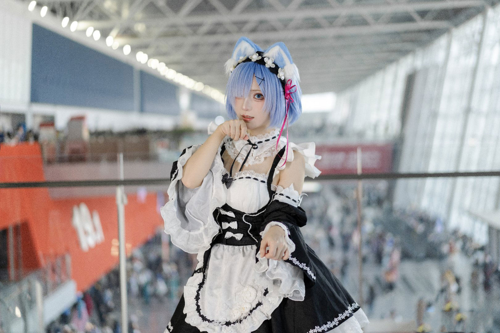 花柒Hana - 萤火虫动漫嘉年华 猫猫蕾姆/(107P)