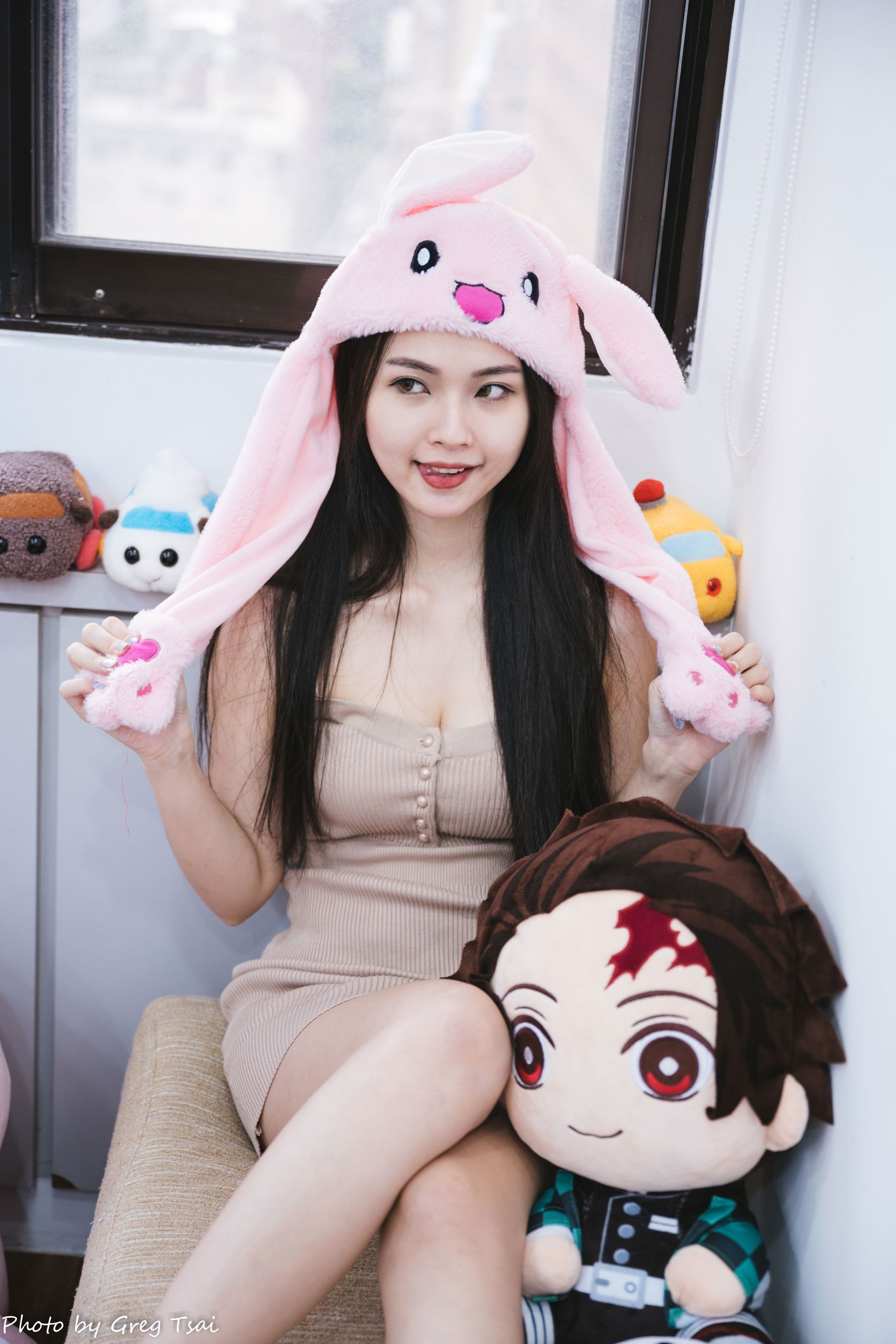 米浆 - 天台棚拍/(93P)