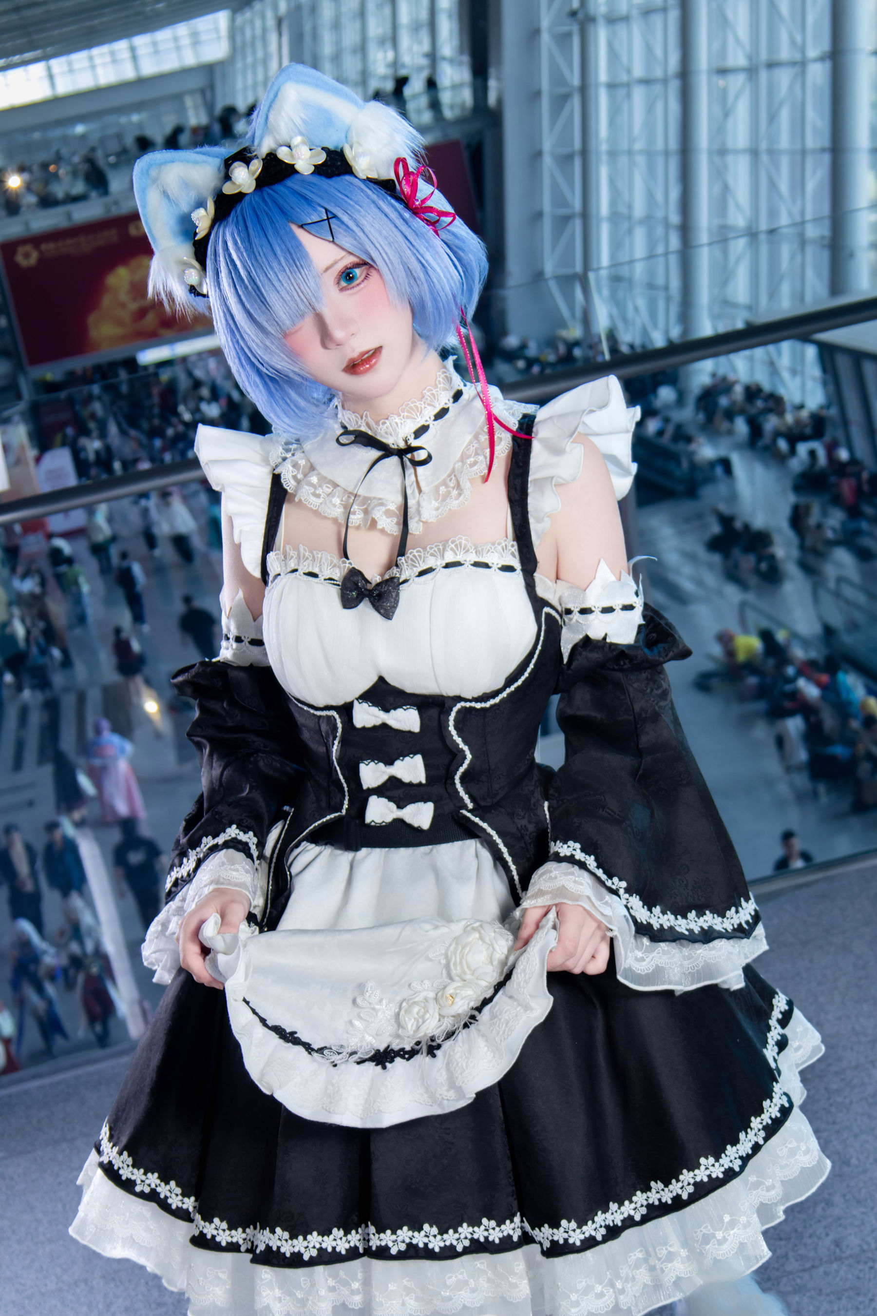 花柒Hana - 萤火虫动漫嘉年华 猫猫蕾姆/(107P)