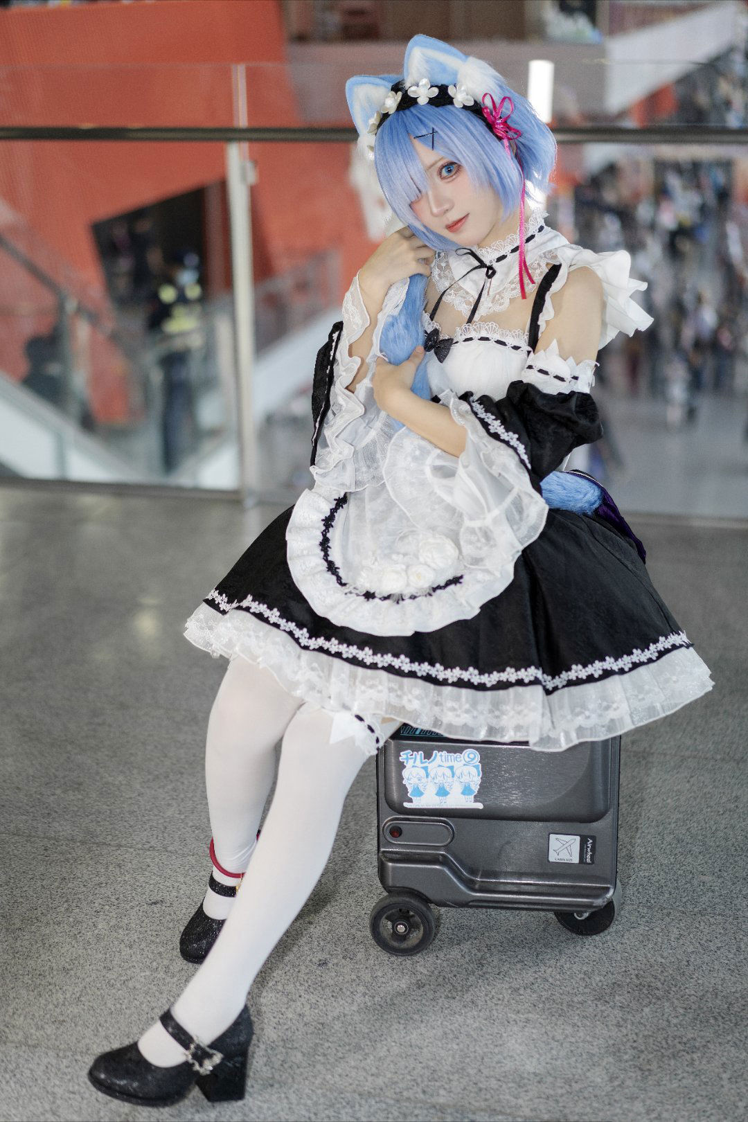 花柒Hana - 萤火虫动漫嘉年华 猫猫蕾姆/(107P)