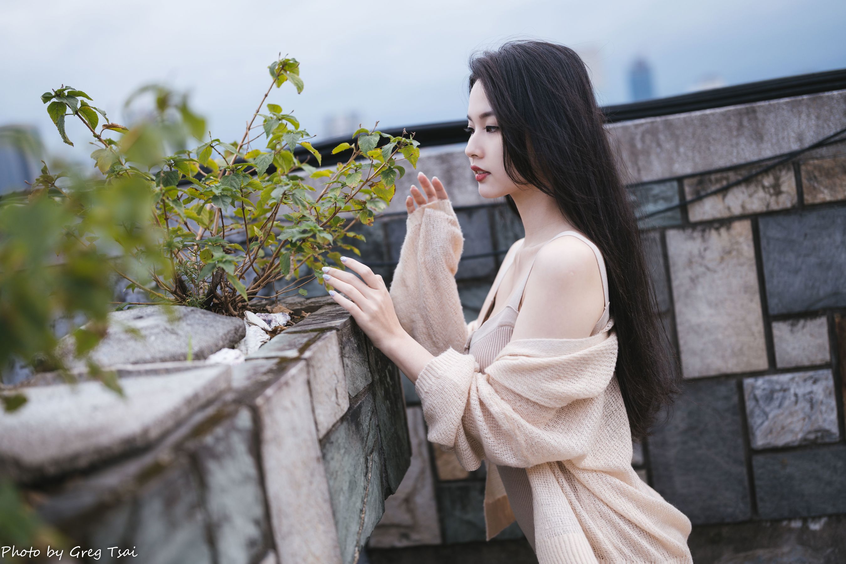 米浆 - 天台棚拍/(93P)