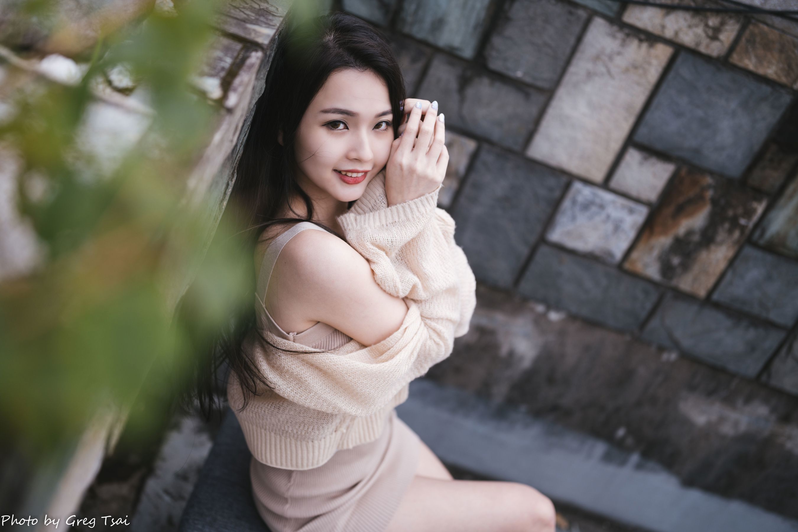 米浆 - 天台棚拍/(93P)