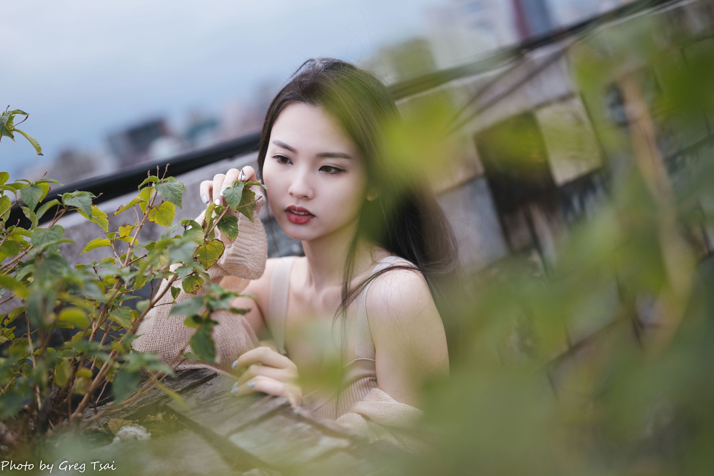 米浆 - 天台棚拍/(93P)