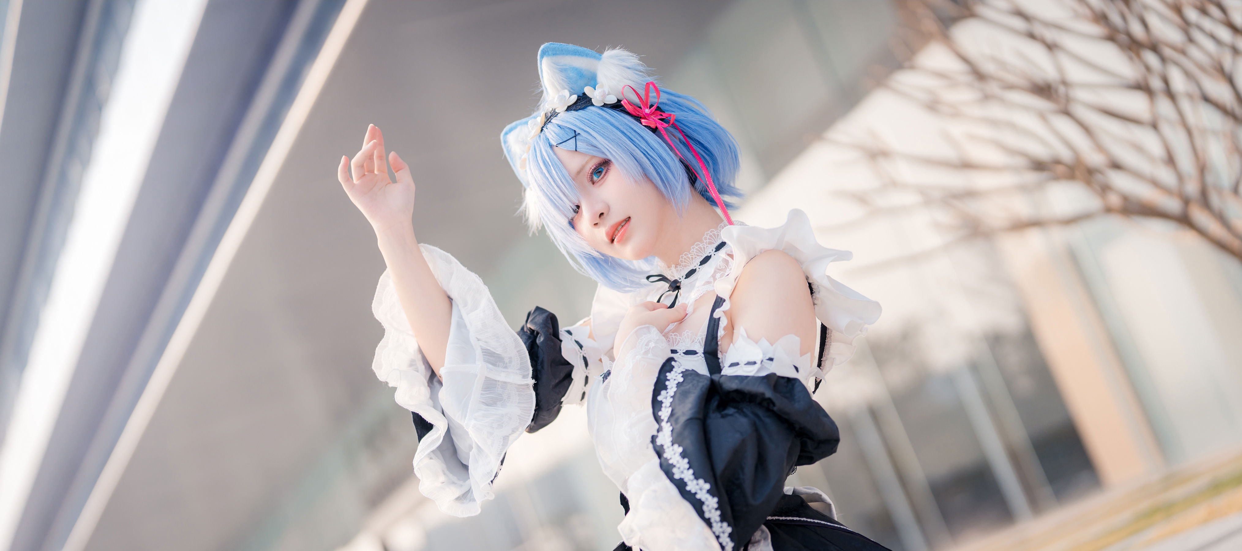 花柒Hana - 萤火虫动漫嘉年华 猫猫蕾姆/(107P)