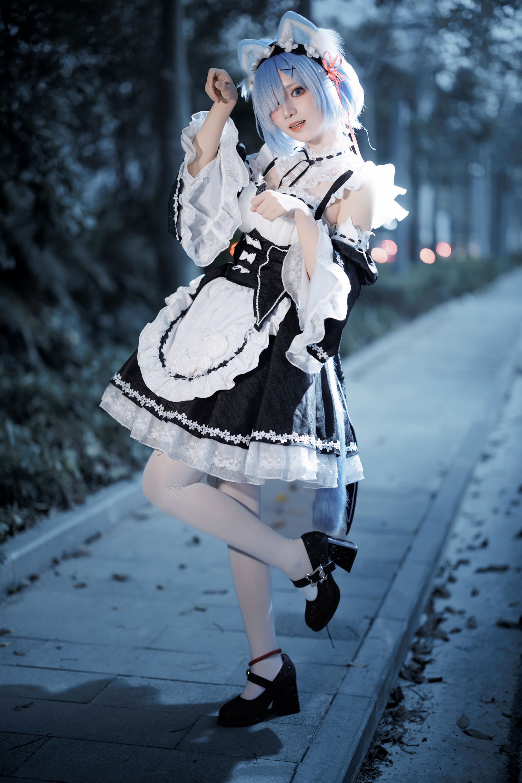 花柒Hana - 萤火虫动漫嘉年华 猫猫蕾姆/(107P)