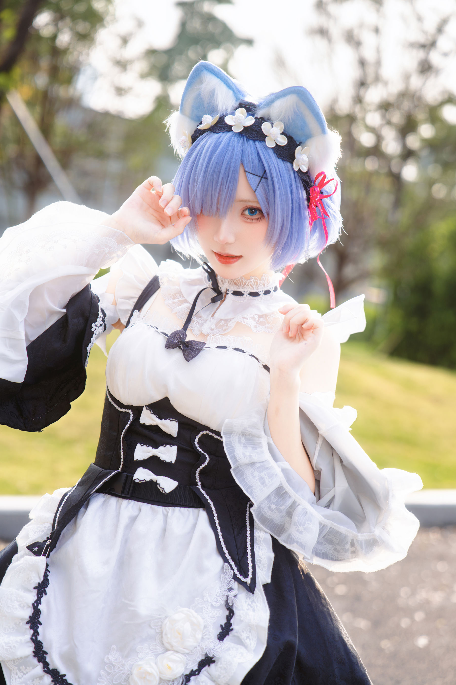 花柒Hana - 萤火虫动漫嘉年华 猫猫蕾姆/(107P)