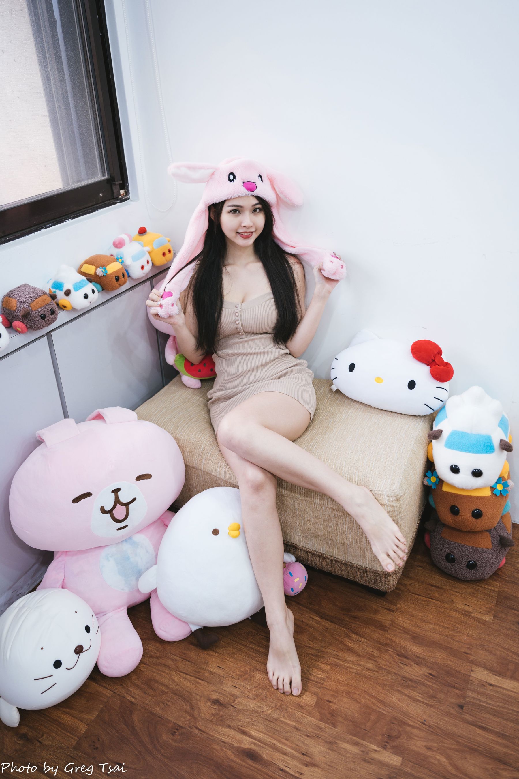 米浆 - 天台棚拍/(93P)