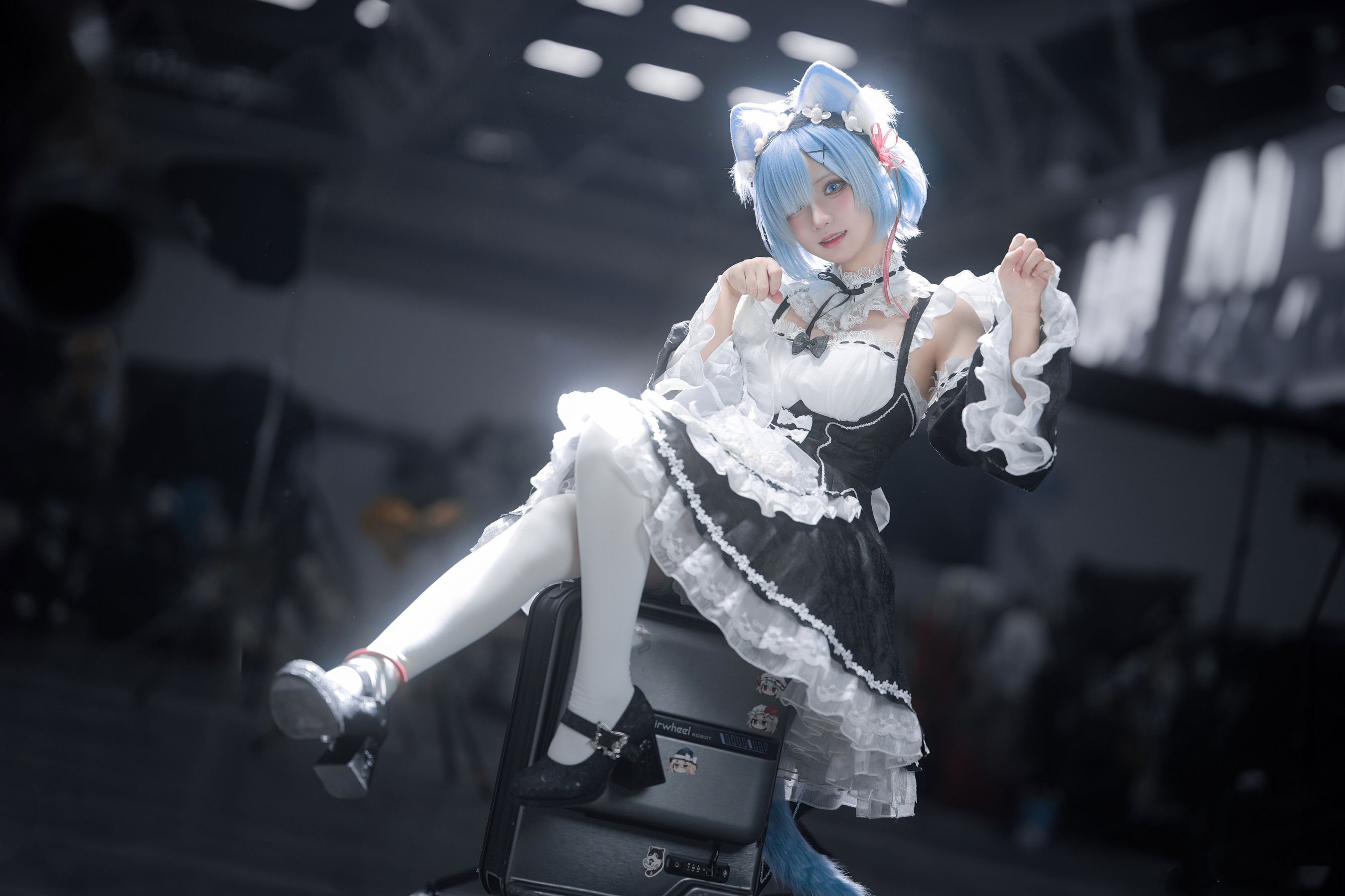 花柒Hana - 萤火虫动漫嘉年华 猫猫蕾姆/(107P)