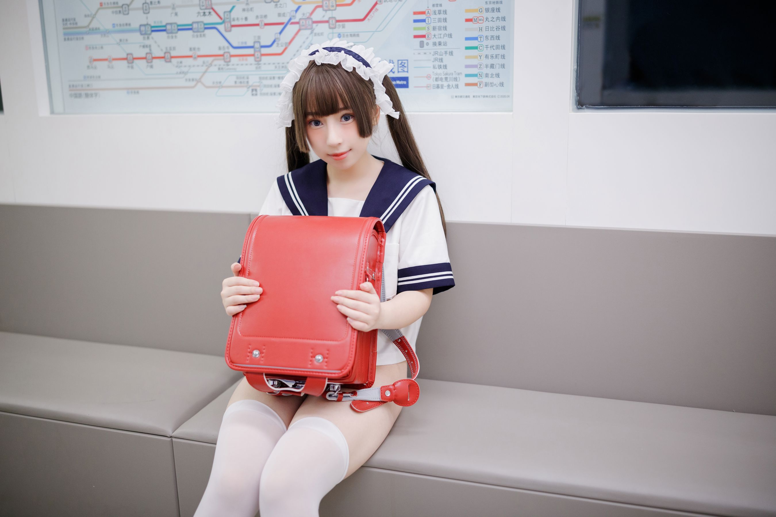 胡桃猫Kurumineko - 电车痴女/(151P)