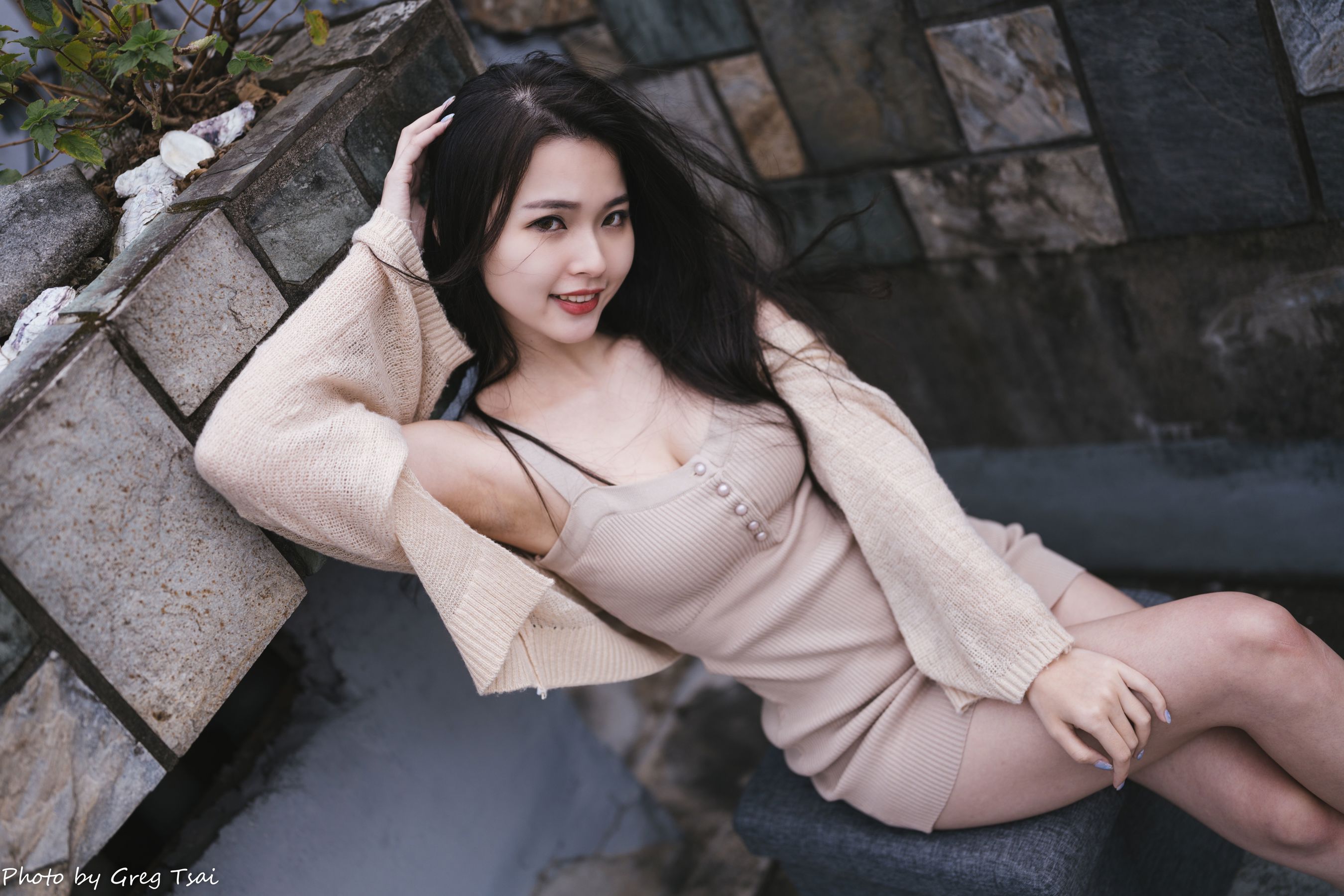 米浆 - 天台棚拍/(93P)