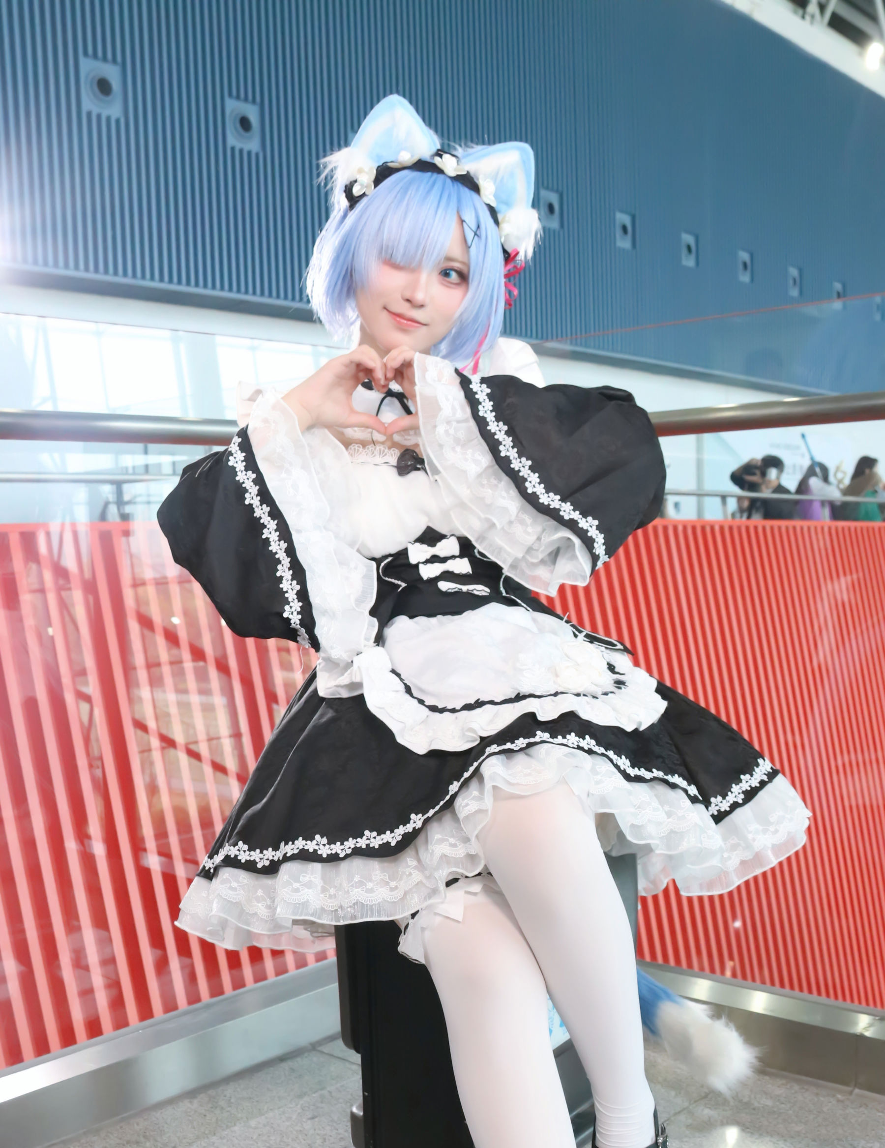 花柒Hana - 萤火虫动漫嘉年华 猫猫蕾姆/(107P)